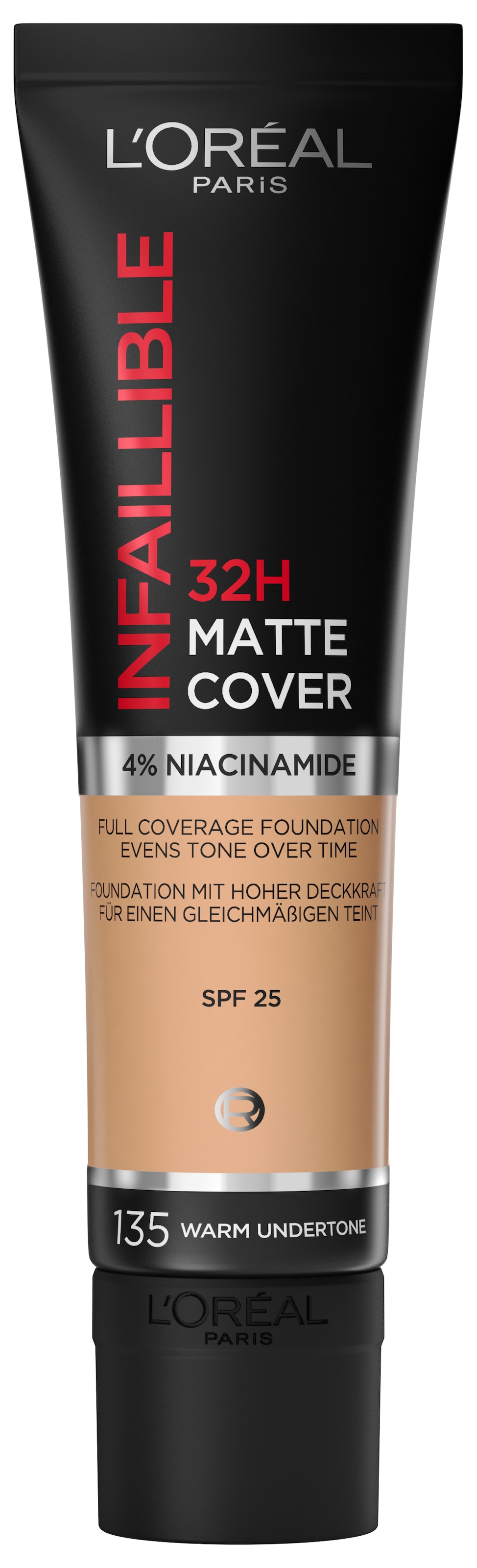 Foundation »Infaillible 32H Matte Cover«, mit langanhaltender Formel