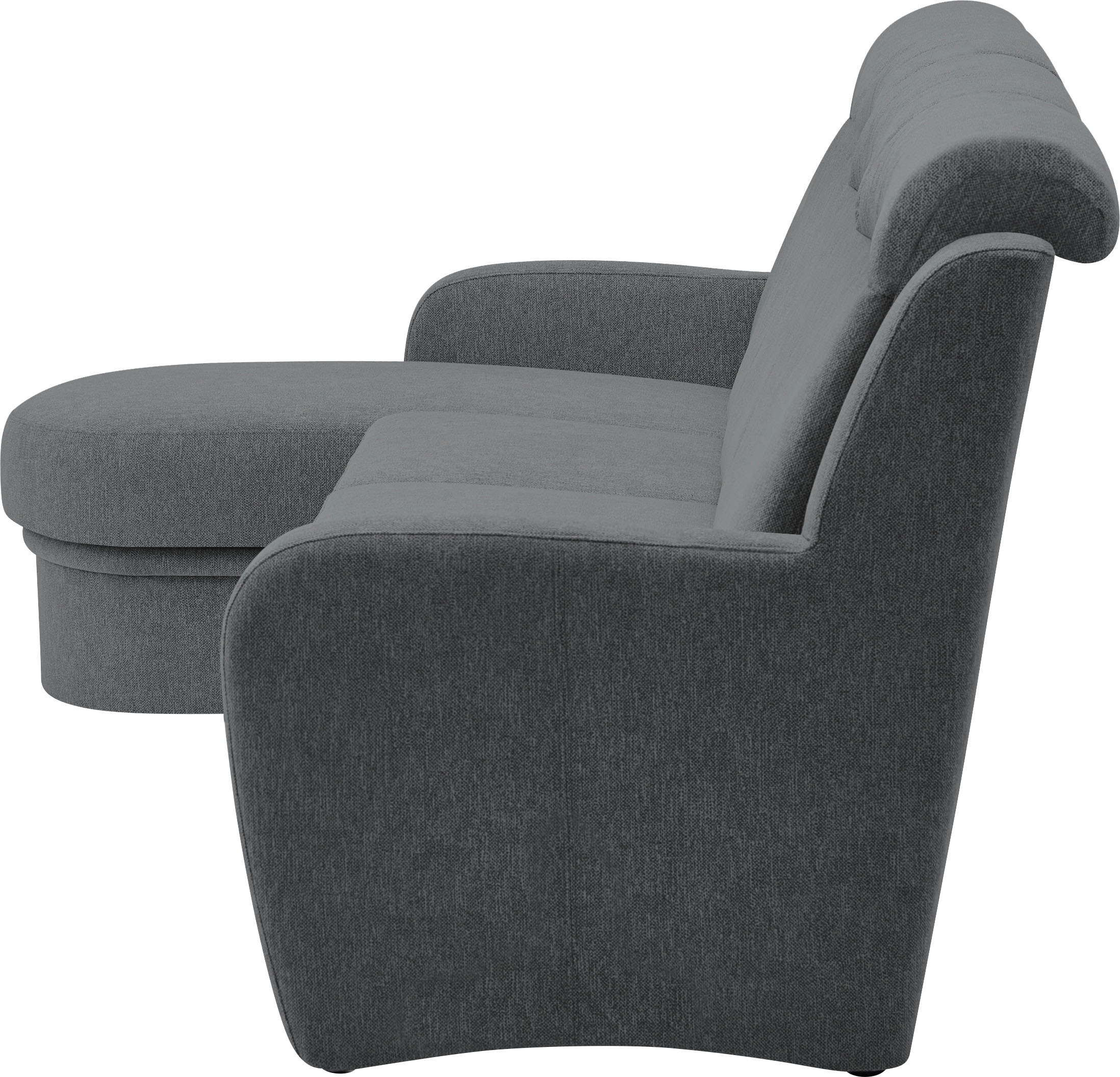 VILLA BECK Ecksofa »Varese L-Form«, (2 St.), Kopfteilverstellung, wahlweise mit Sitzvorzug, in Sitzhöhe 49 cm