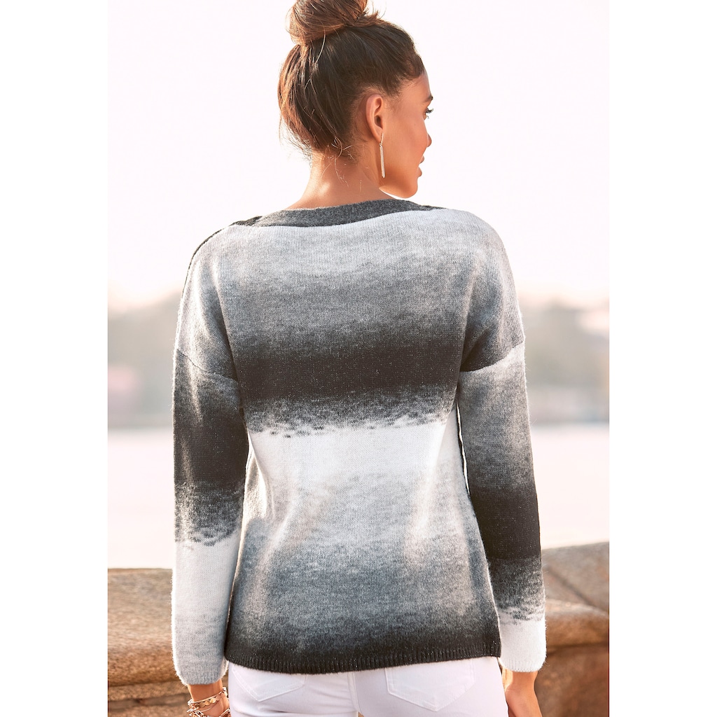 Vivance Strickpullover, aus Farbverlaufgarn