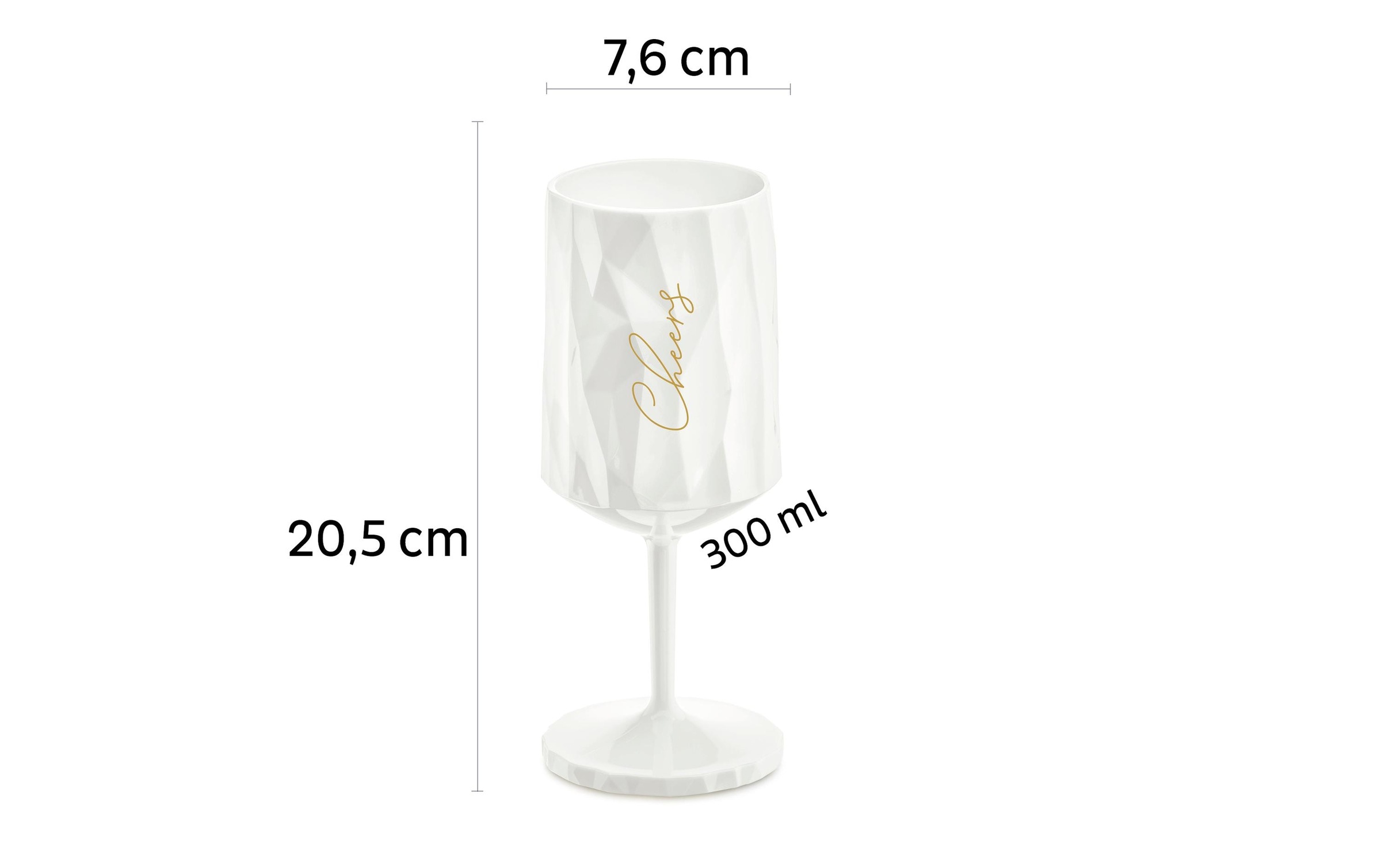 silwy MAGNETIC SYSTEM Glas »Wein Cheers«