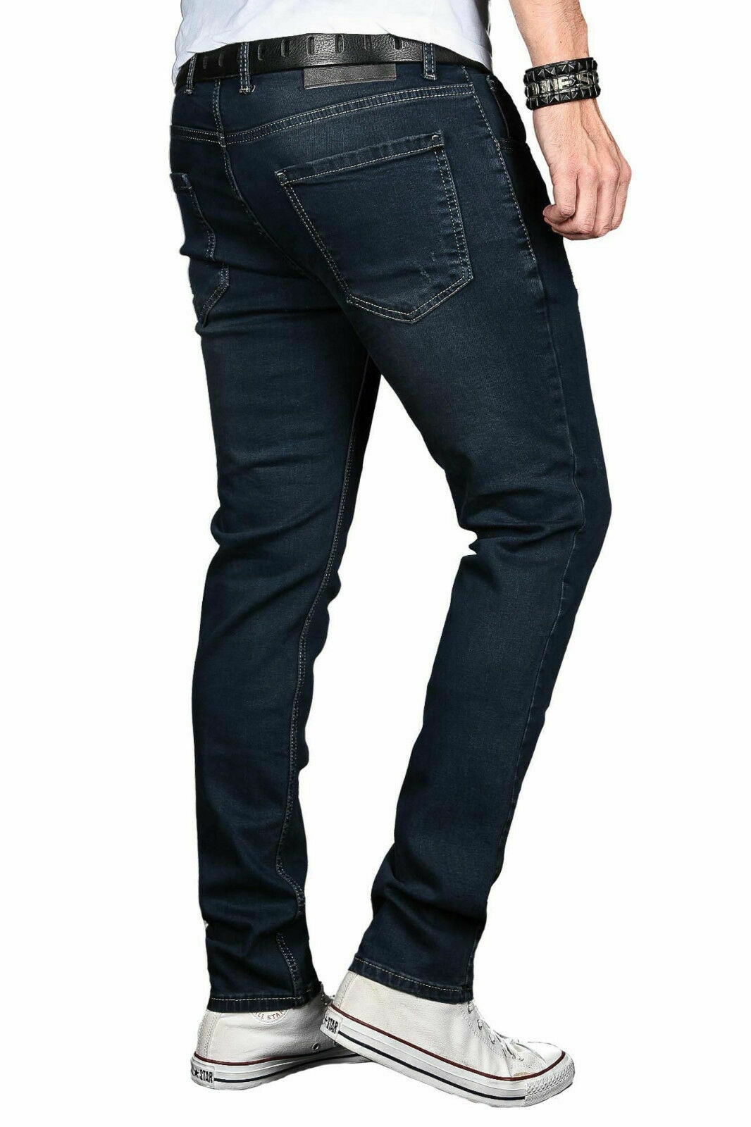 Alessandro Salvarini Slim-fit-Jeans »ASLuca«, Stretch mit Elasthan