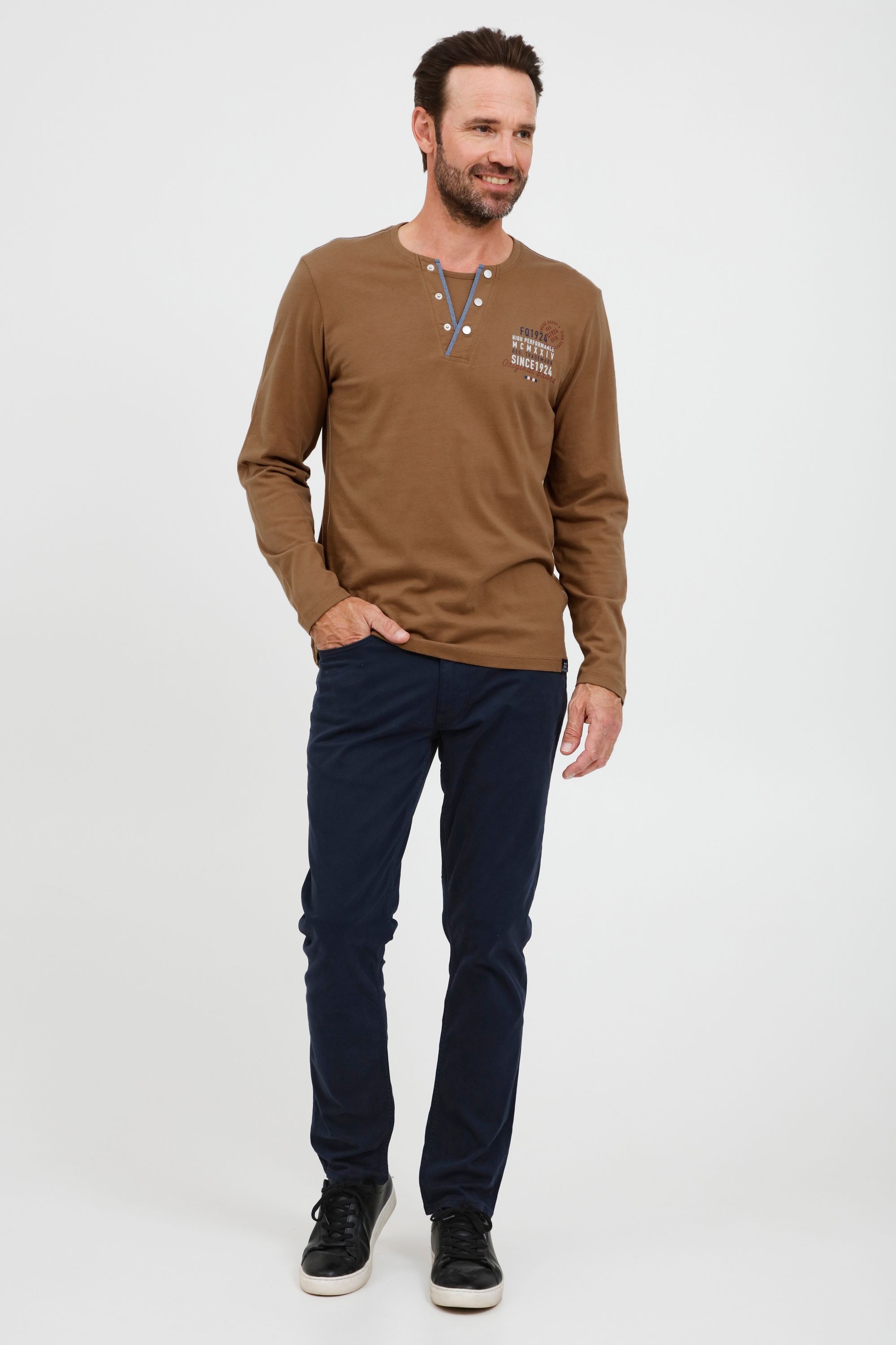 FQ1924 Henleyshirt »Henleyshirt FQRolf«