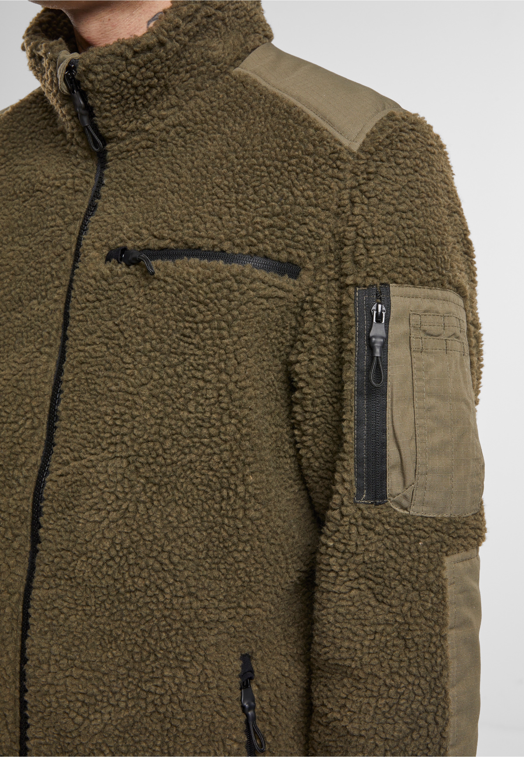 Brandit Allwetterjacke »Brandit Brandit Men Ramble Teddyfleece Jacket« 1 Stk. tlg. ohne Kapuze