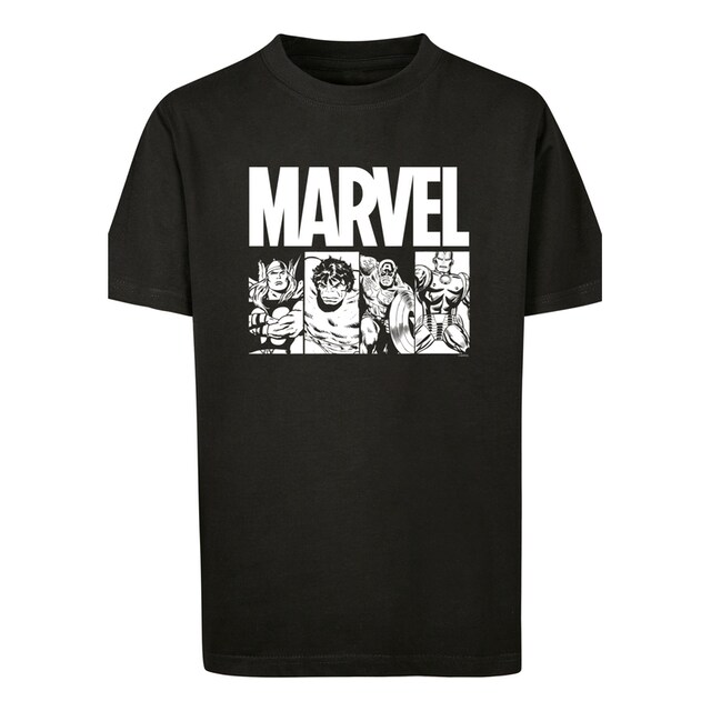 Black Friday F4NT4STIC T-Shirt »Marvel Comics Action Tiles«, Unisex Kinder,Premium  Merch,Jungen,Mädchen,Logo Print | BAUR