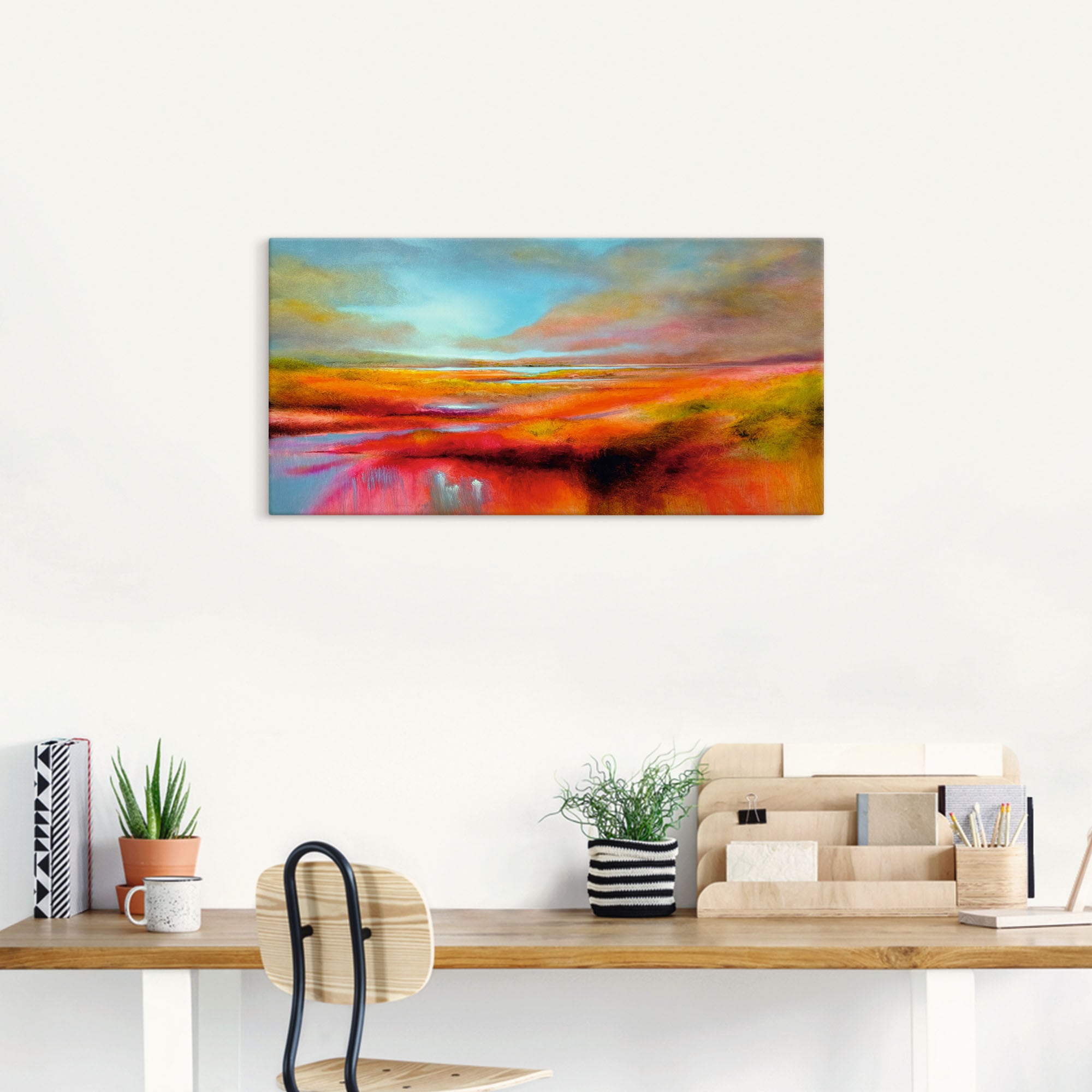 Artland Wandbild »Ein perfekter Tag«, Bilder vom Sonnenuntergang & -aufgang, (1 St.), als Leinwandbild, Poster in verschied. Größen