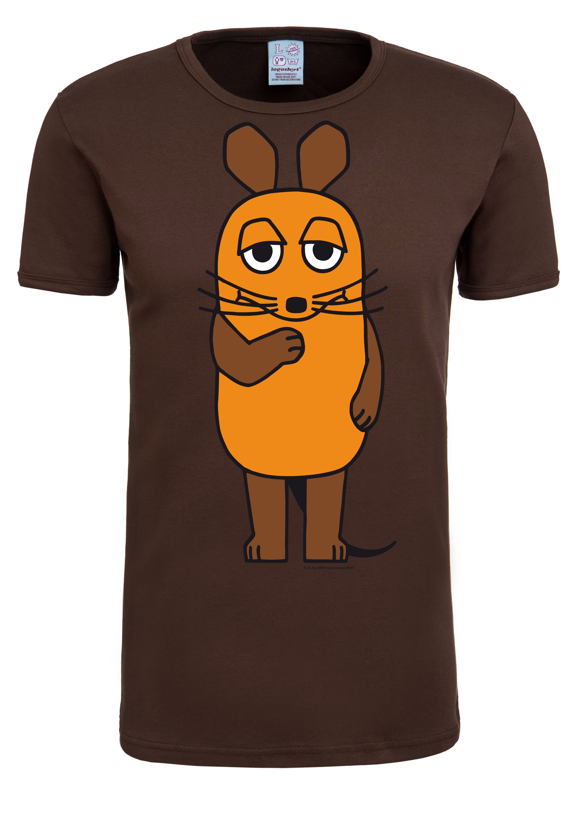 LOGOSHIRT T-Shirt »Die Sendung mit der Maus«, mit lizenziertem Design