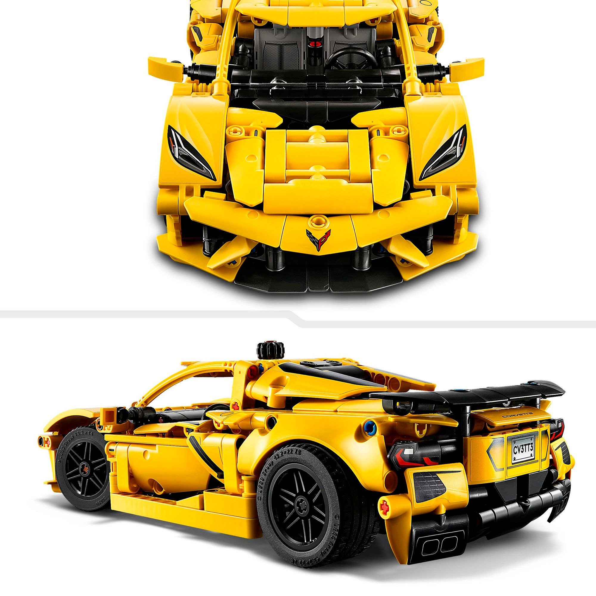 LEGO® Konstruktionsspielsteine »Chevrolet Corvette Stingray (42205), LEGO® Technic«, (732 St.), Made in Europe