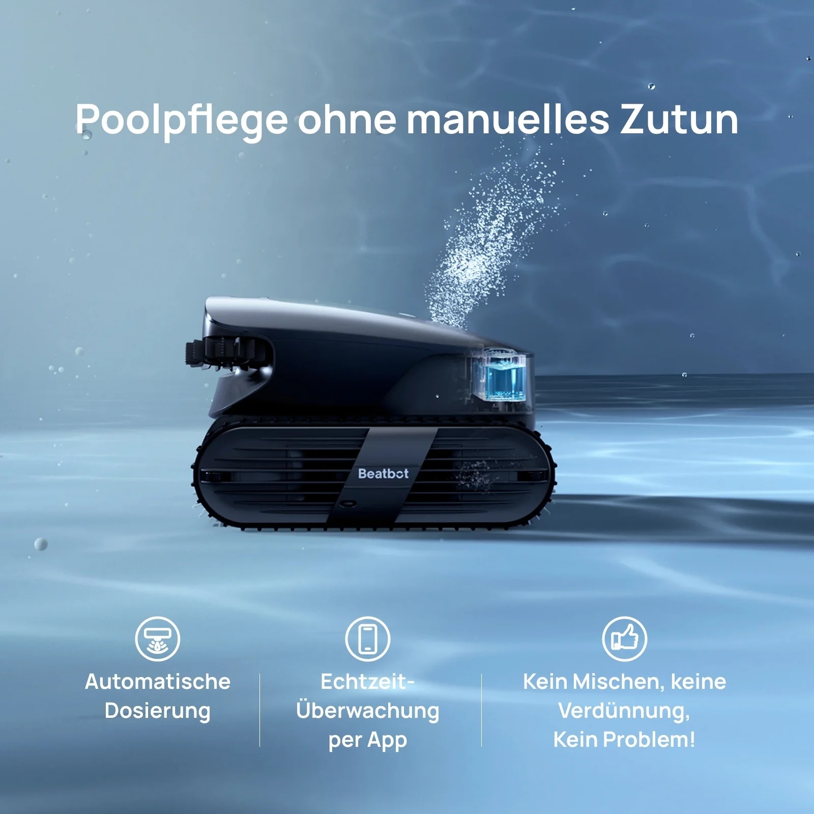 Beatbot Pool-Filterkartusche »Flockkartusche AquaRefine und Klärmittel« 2x 300 ml, 