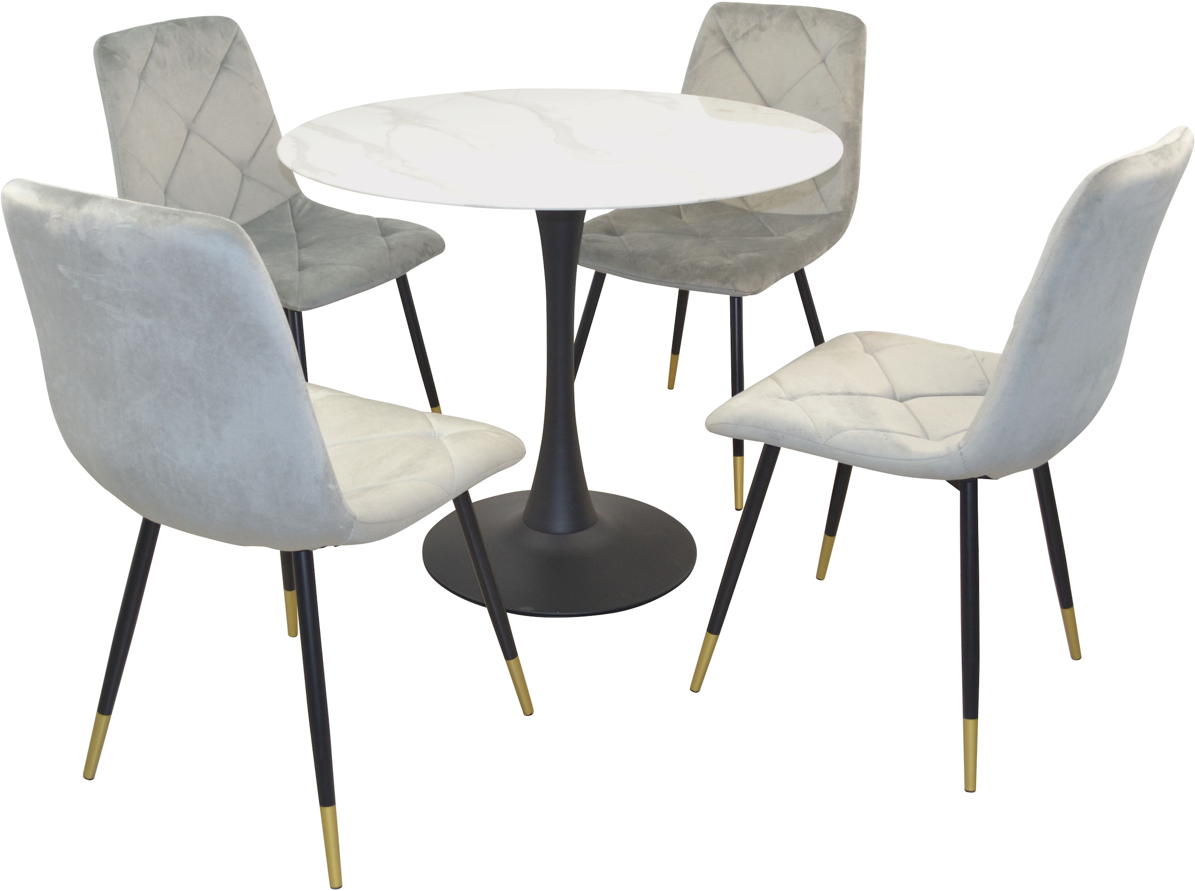HOFMANN LIVING AND MORE Sitzgruppe Spar-Set, 5tlg. Set, 5 Stk. tlg. günstig online kaufen