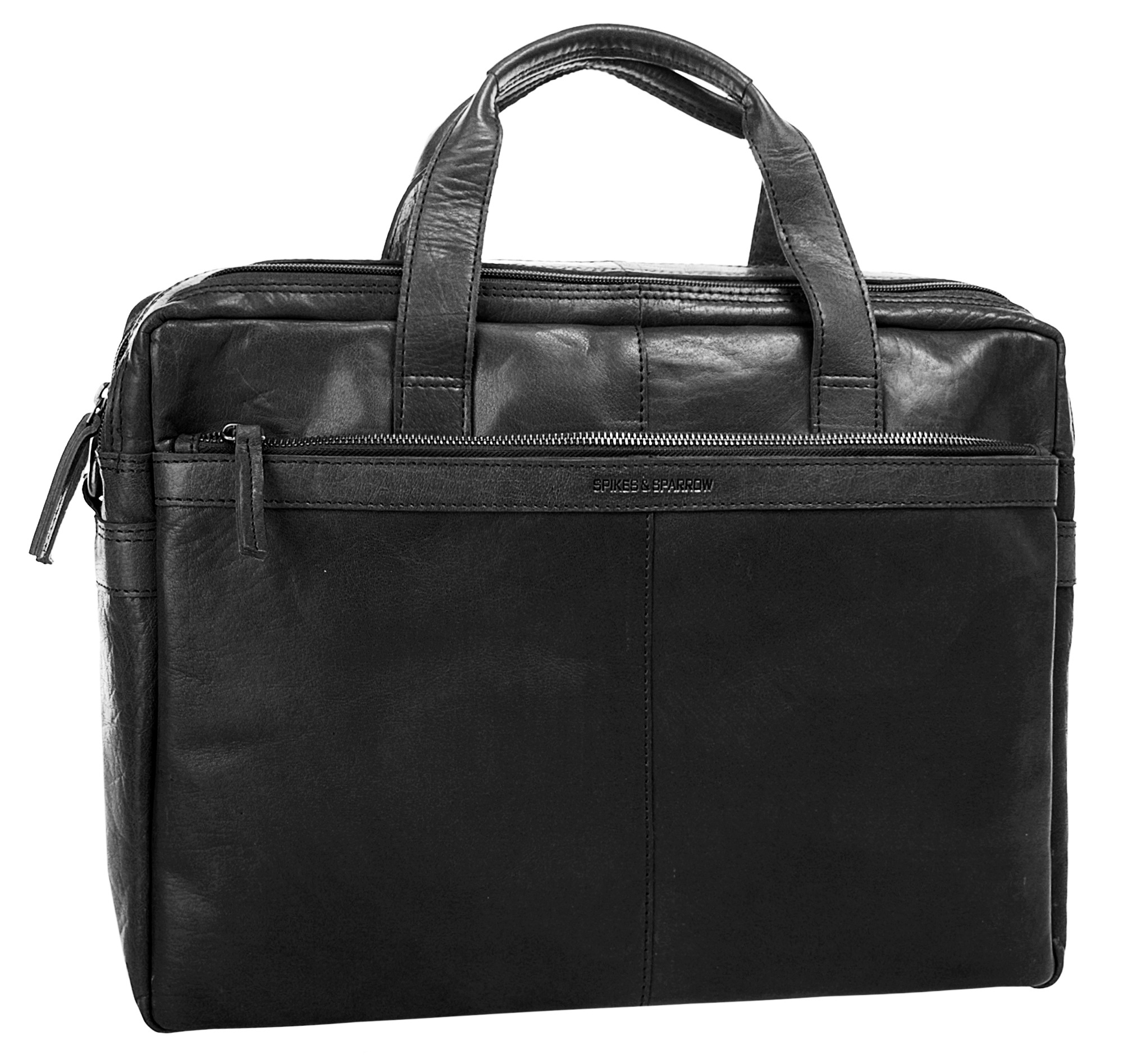 Spikes & Sparrow Aktentasche echt Leder günstig online kaufen