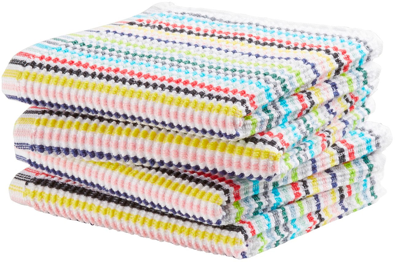 DDDDD Spültuch "Festival, 30x30 cm, aus 100% Baumwolle" mit luxuriöser Ripp günstig online kaufen