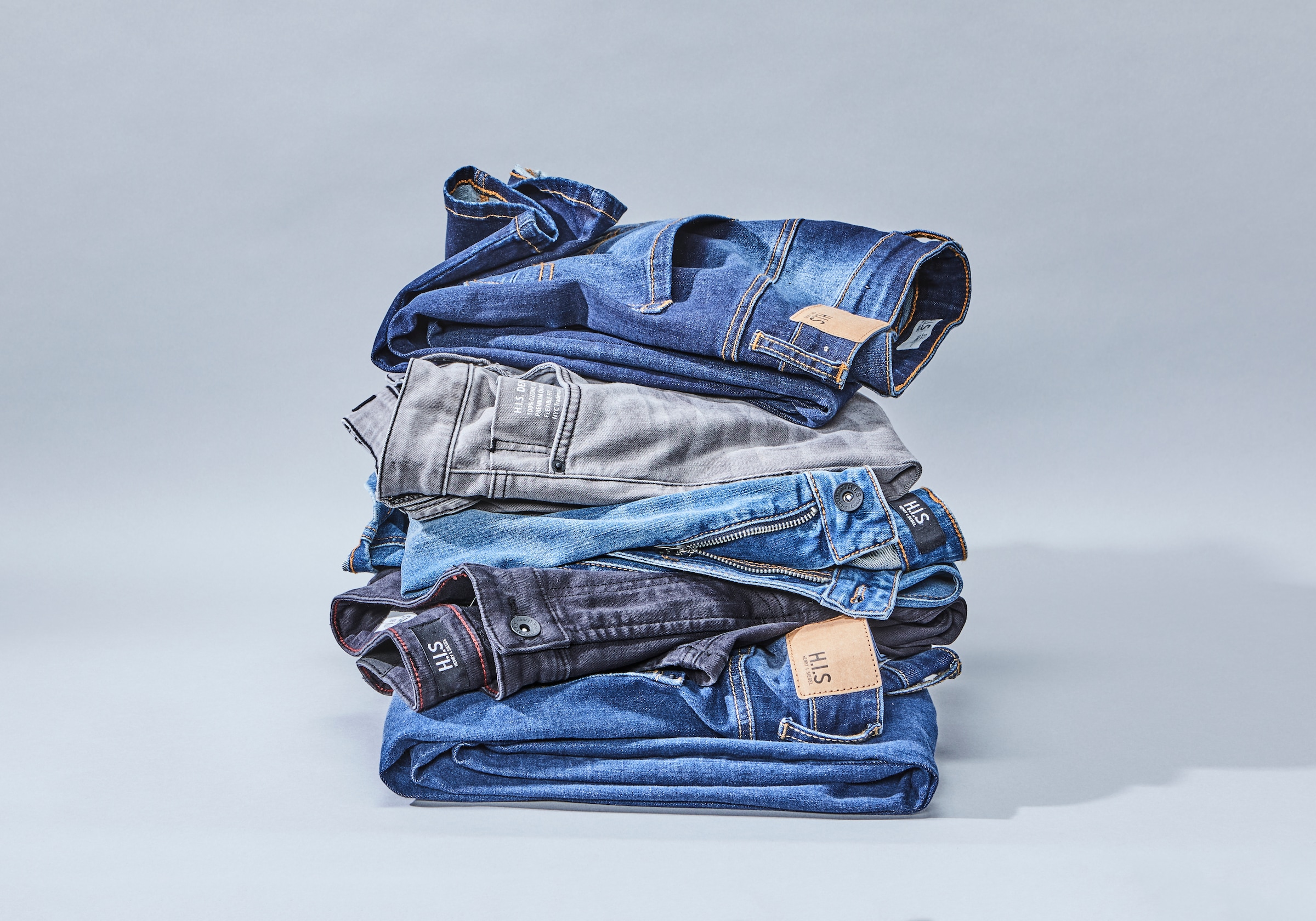 H.I.S Straight-Jeans »DIX«, gerade Beinform, niedrige Leibhöhe, Used-Waschung