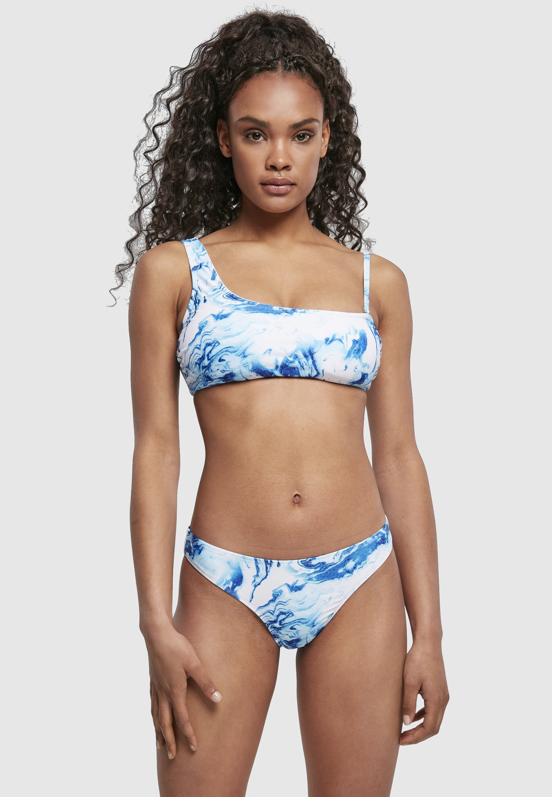 URBAN CLASSICS Bügel-Tankini »Urban Classics Damen Ladies Asymmetric Tank Top Bikini«