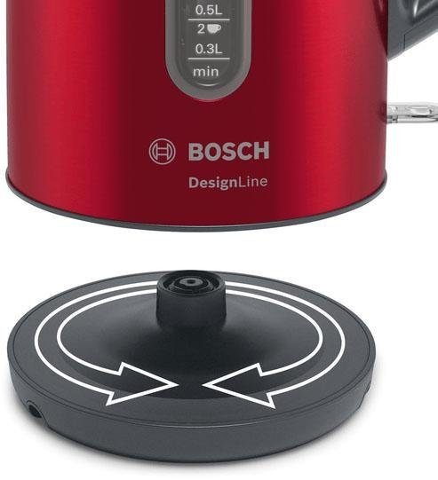 BOSCH Wasserkocher »TWK4P434 DesignLine«, 1,7 l, 2400 W