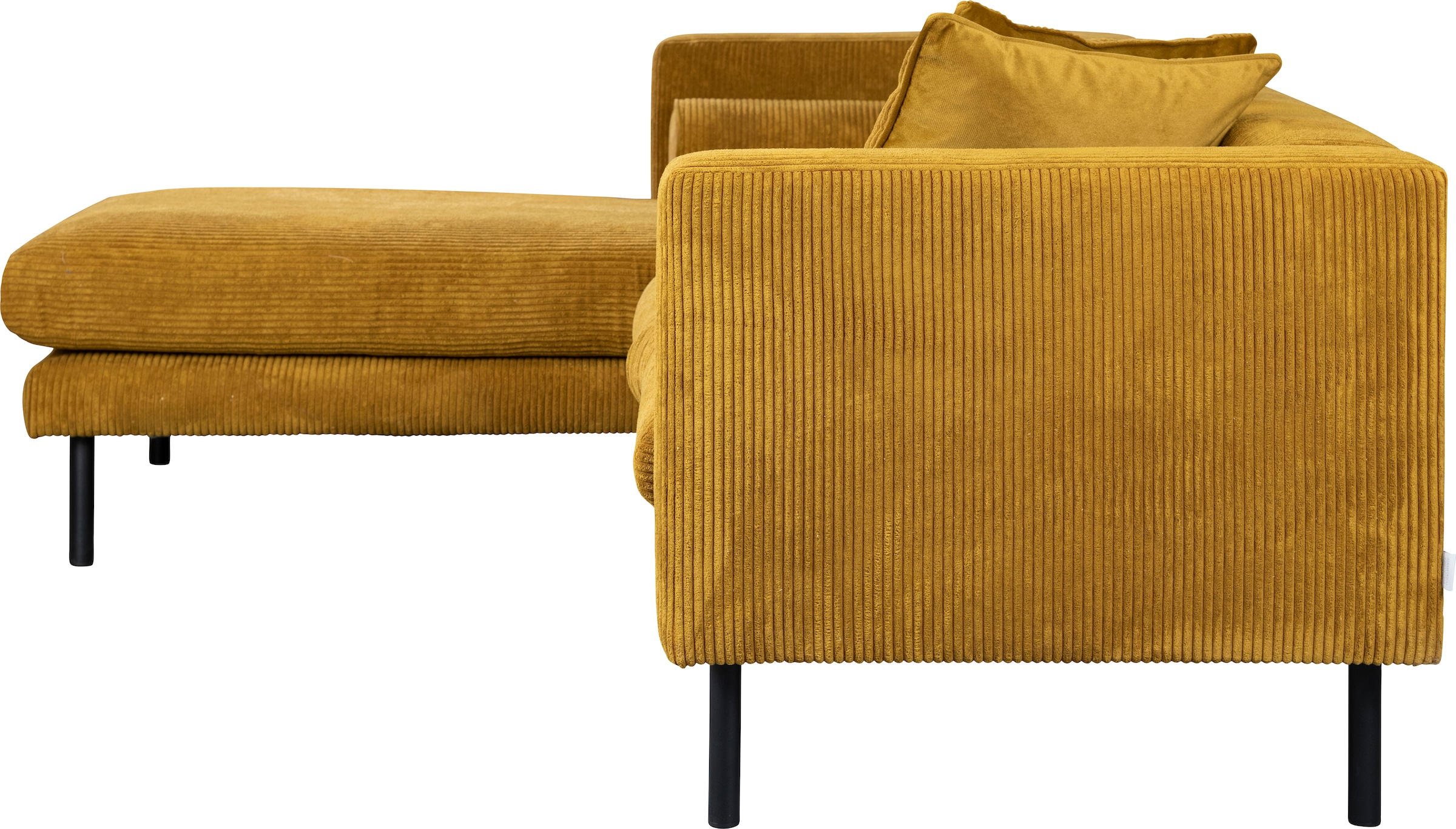 Home affaire Ecksofa »Lillibeth L-Form Designsofa, Maße B/T/H: 240/173/83 cm«, Zierkissen als Wendekissen, in Samtoptik oder Cord