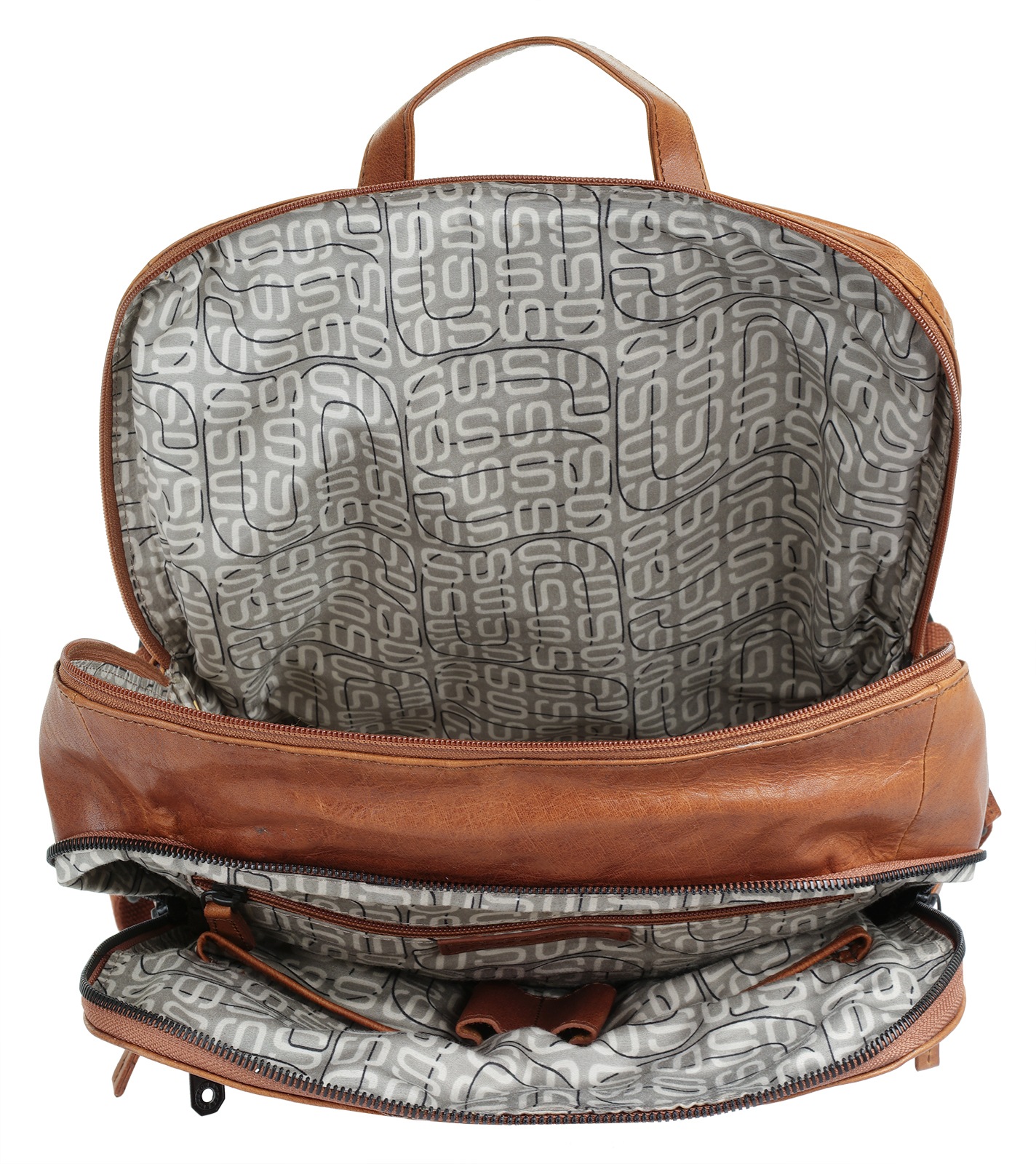 Spikes & Sparrow Laptoprucksack, echt Leder