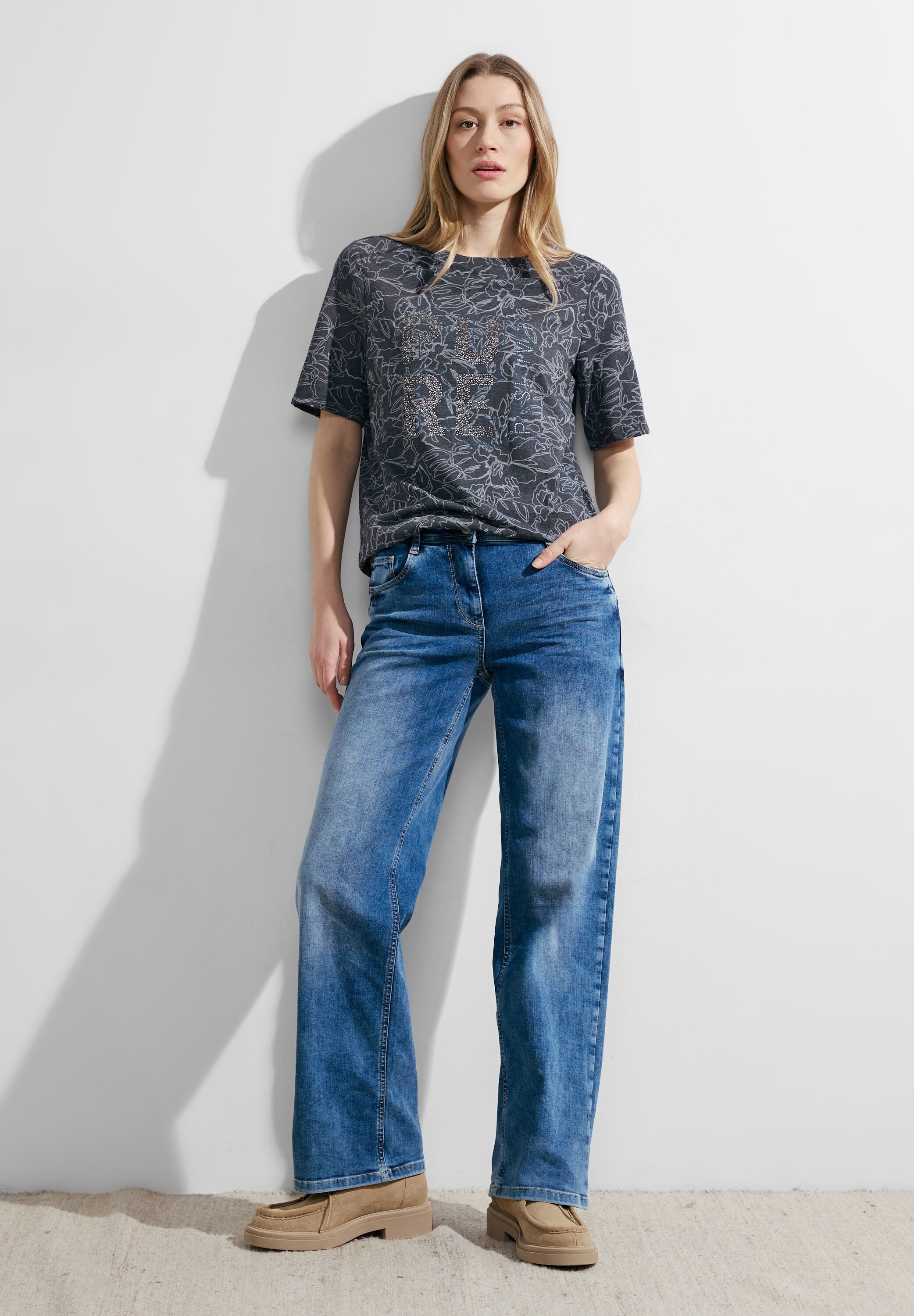 Cecil T-Shirt, mit Fotoprint