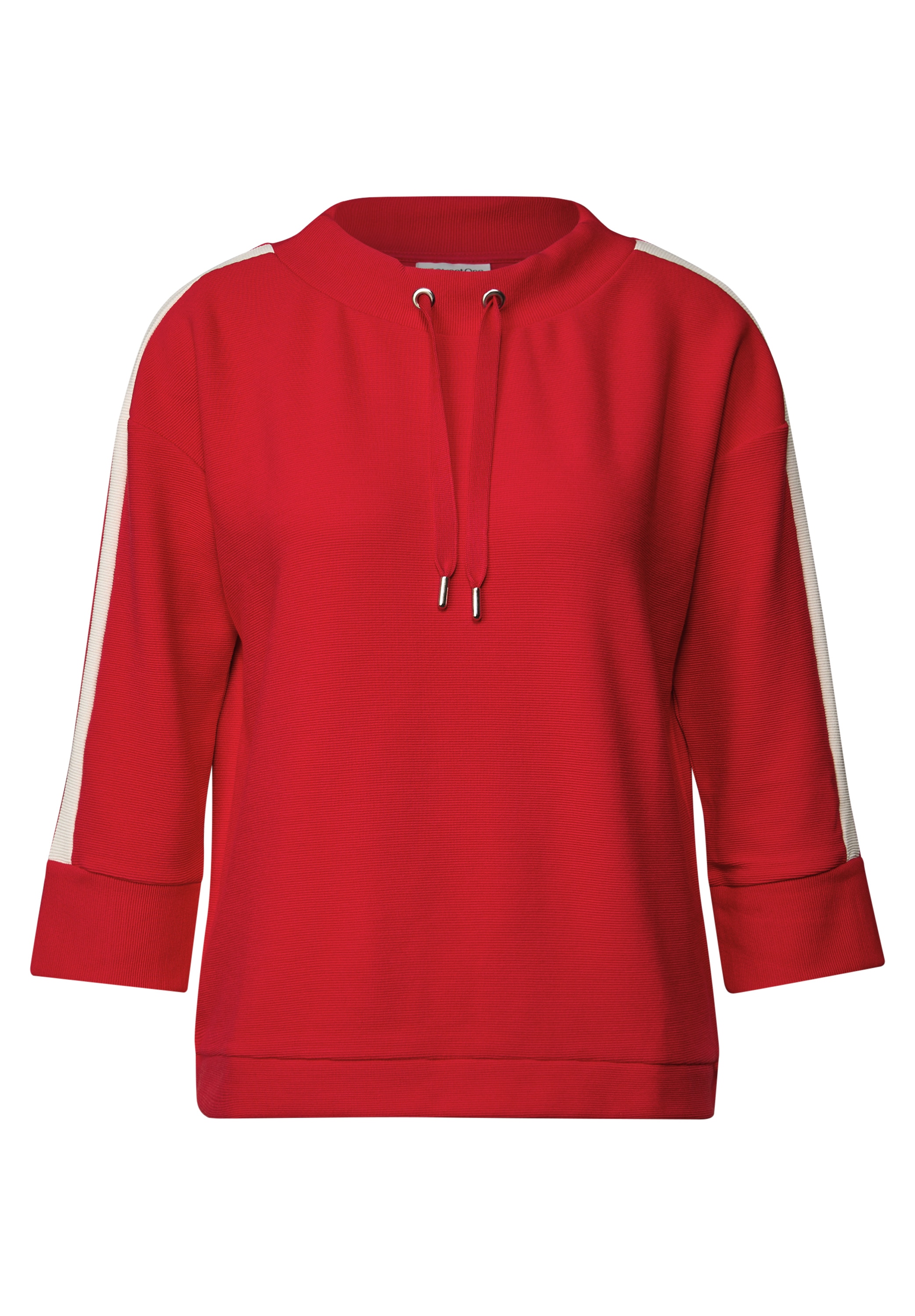 STREET ONE 3/4-Arm-Shirt, mit U-Boot-Ausschnitt
