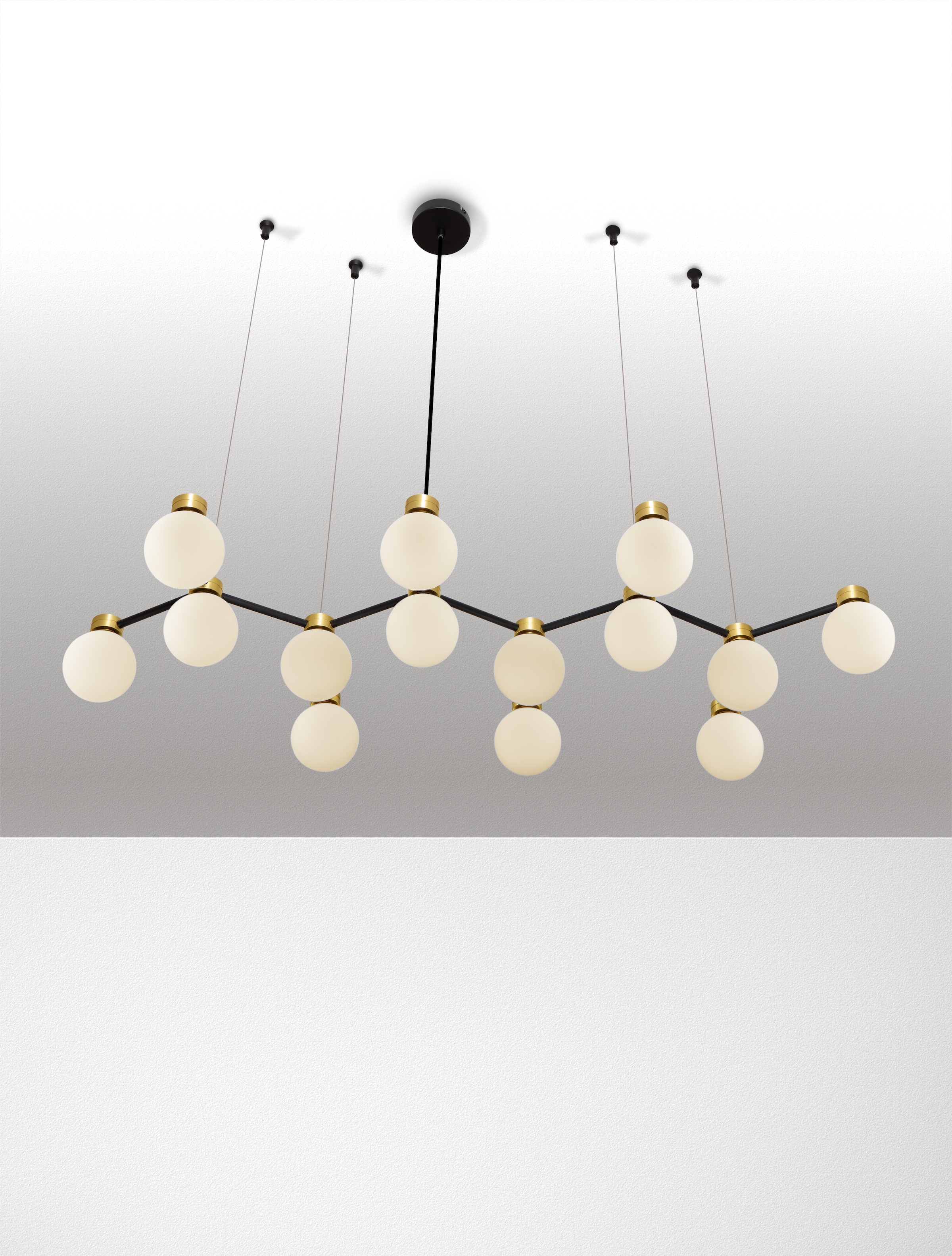 Nova Luce Pendelleuchte »OVALINO«, 14 flammig