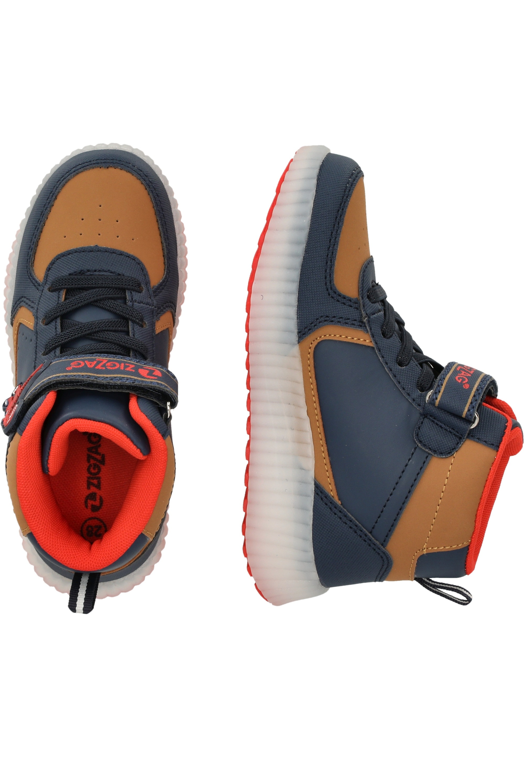 ZIGZAG Sneaker »Curin«, mit Lichtern in der Sohle