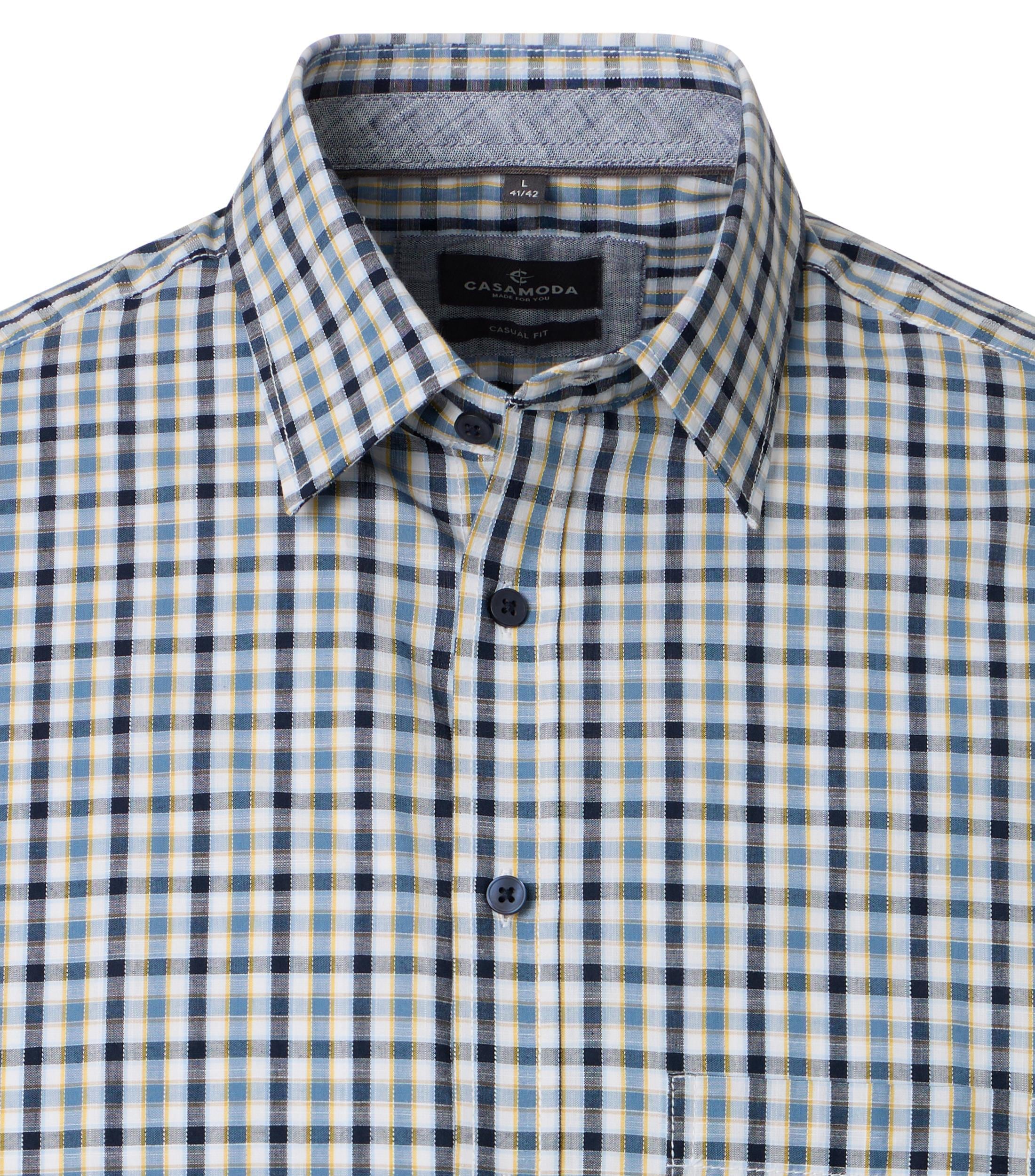 CASAMODA Kurzarmhemd »CASAMODA Freizeithemd Kurzarm kariert«
