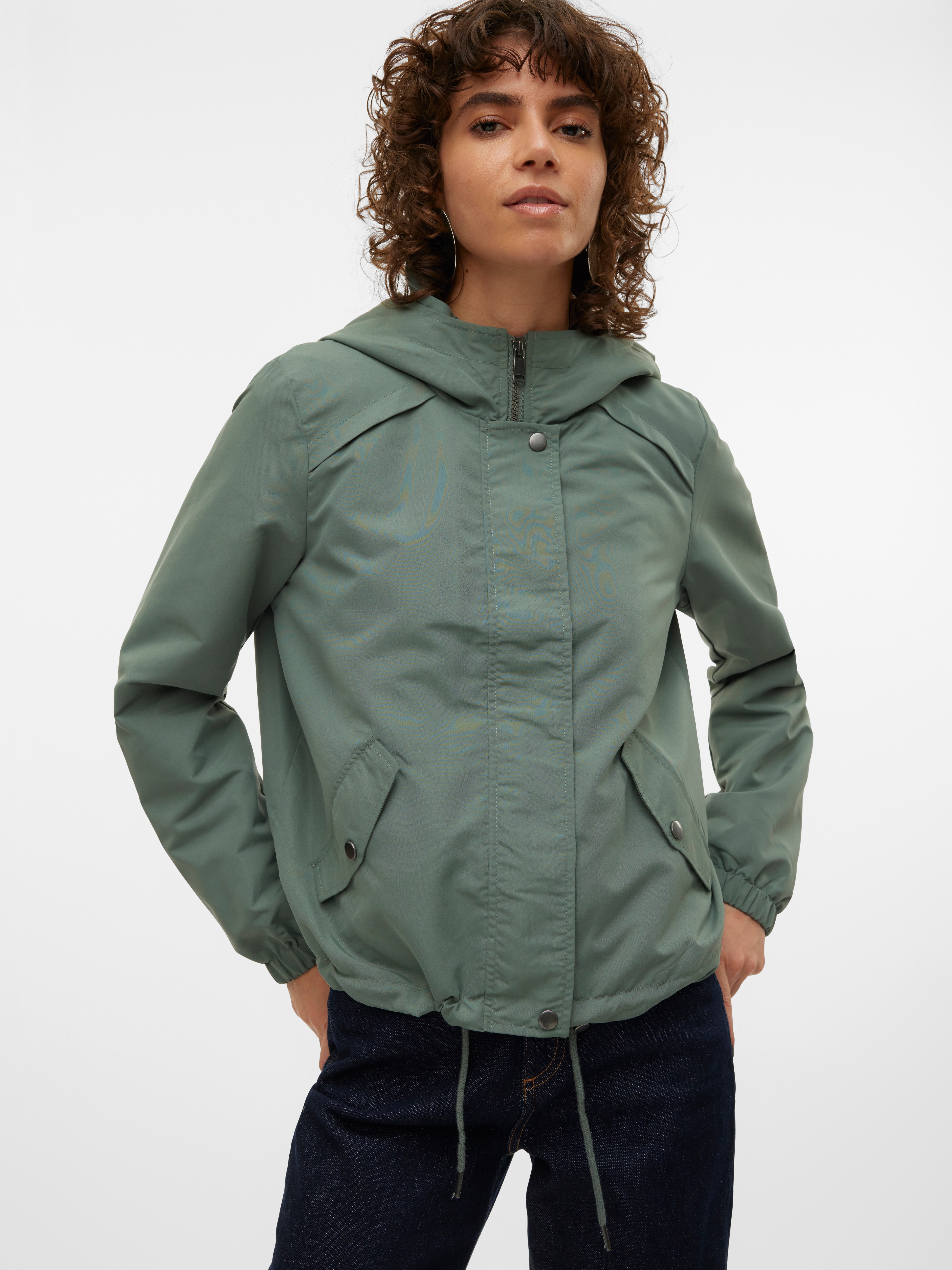 Vero Moda Parka "VMZOA SHORT PARKA NOOS" mit Kapuze Kunstfaser