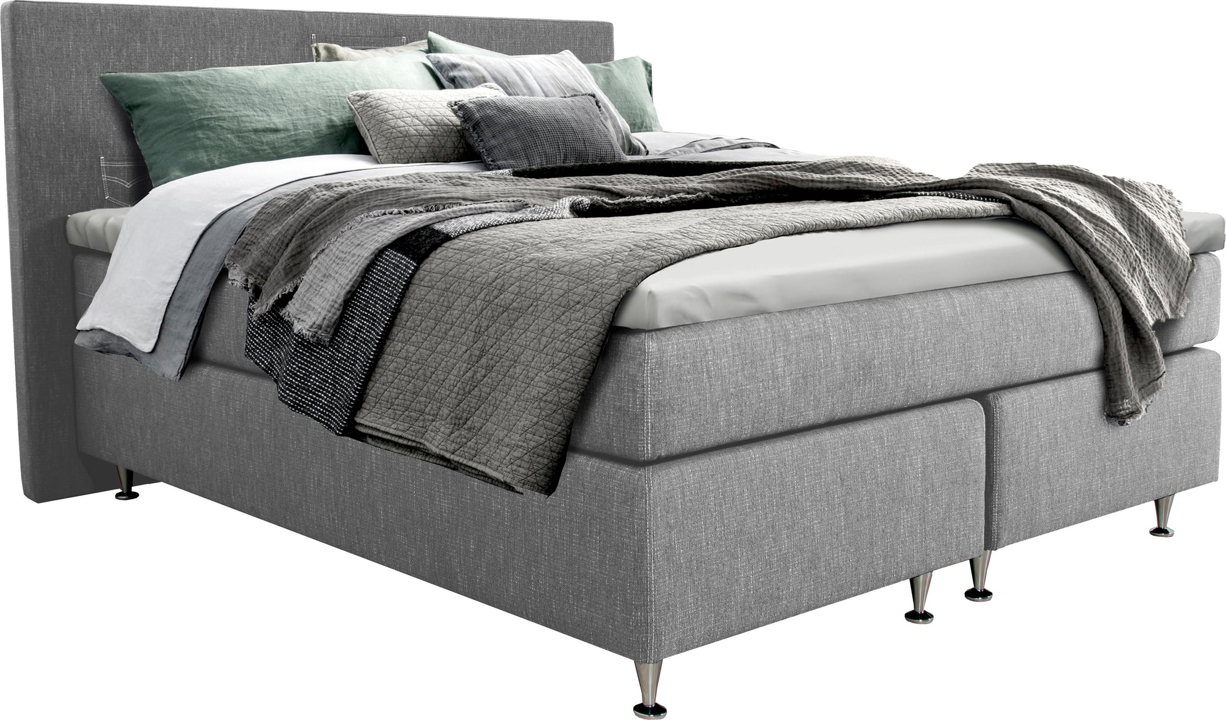 Home affaire Boxspringbett "Zahara" inkl. Topper, besonderes Highlight: auf günstig online kaufen