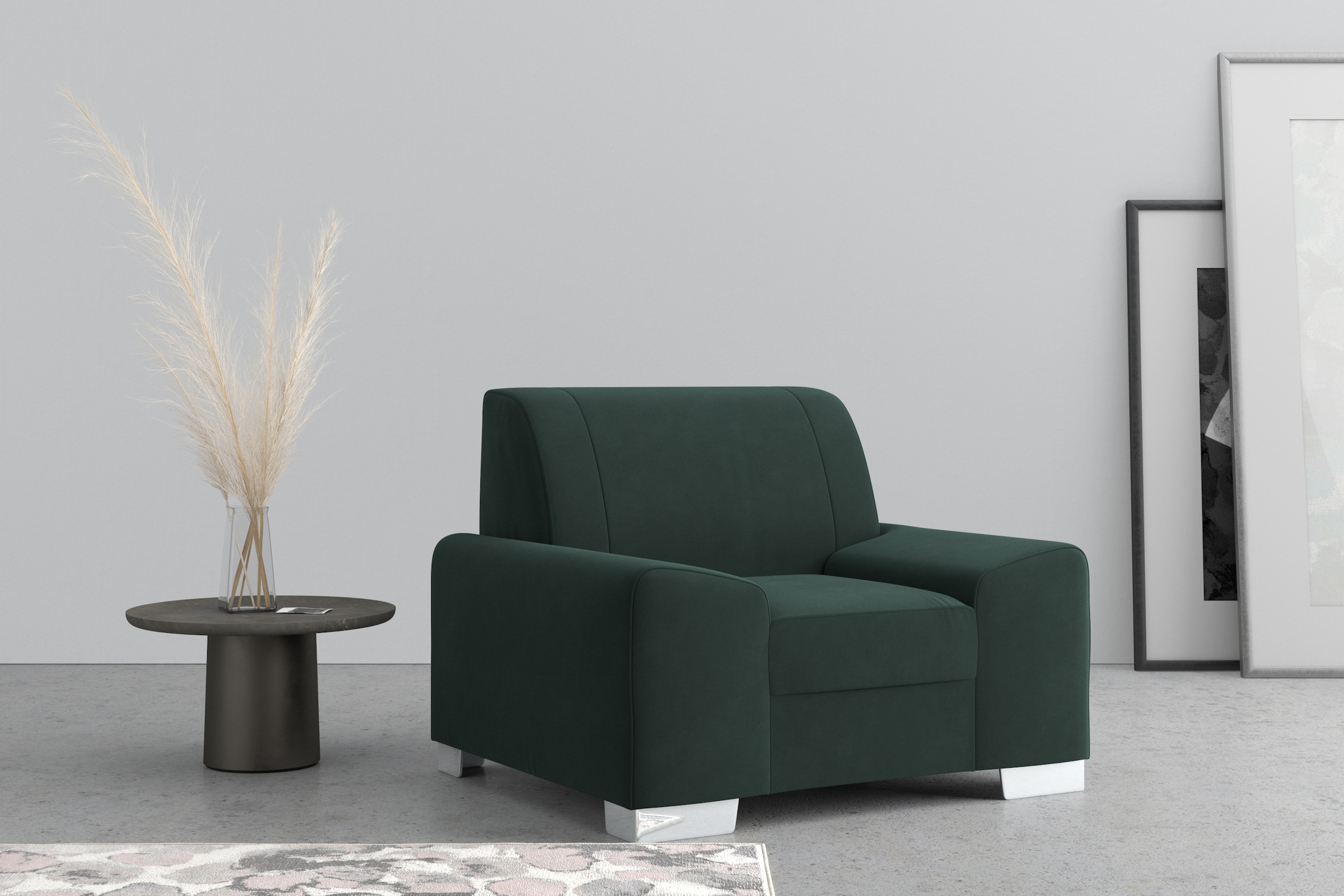 DOMO collection Sessel »Anzio«, wahlweise mit Federkern