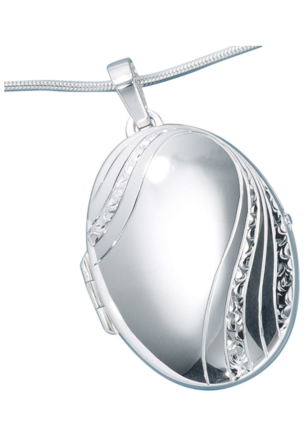 JOBO Medallionanhänger »Anhänger Medaillon oval«, 925 Silber
