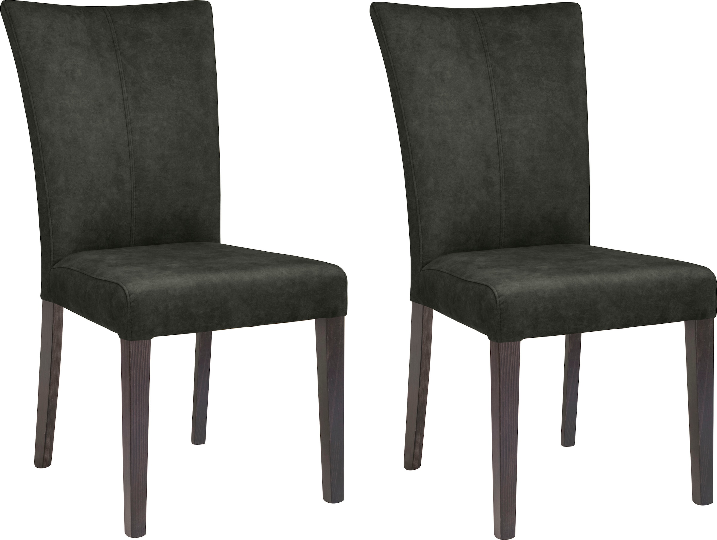 Home affaire 4-Fußstuhl "Aspen" (Set) 2 Stk. Samtvelours Beine aus massiver günstig online kaufen