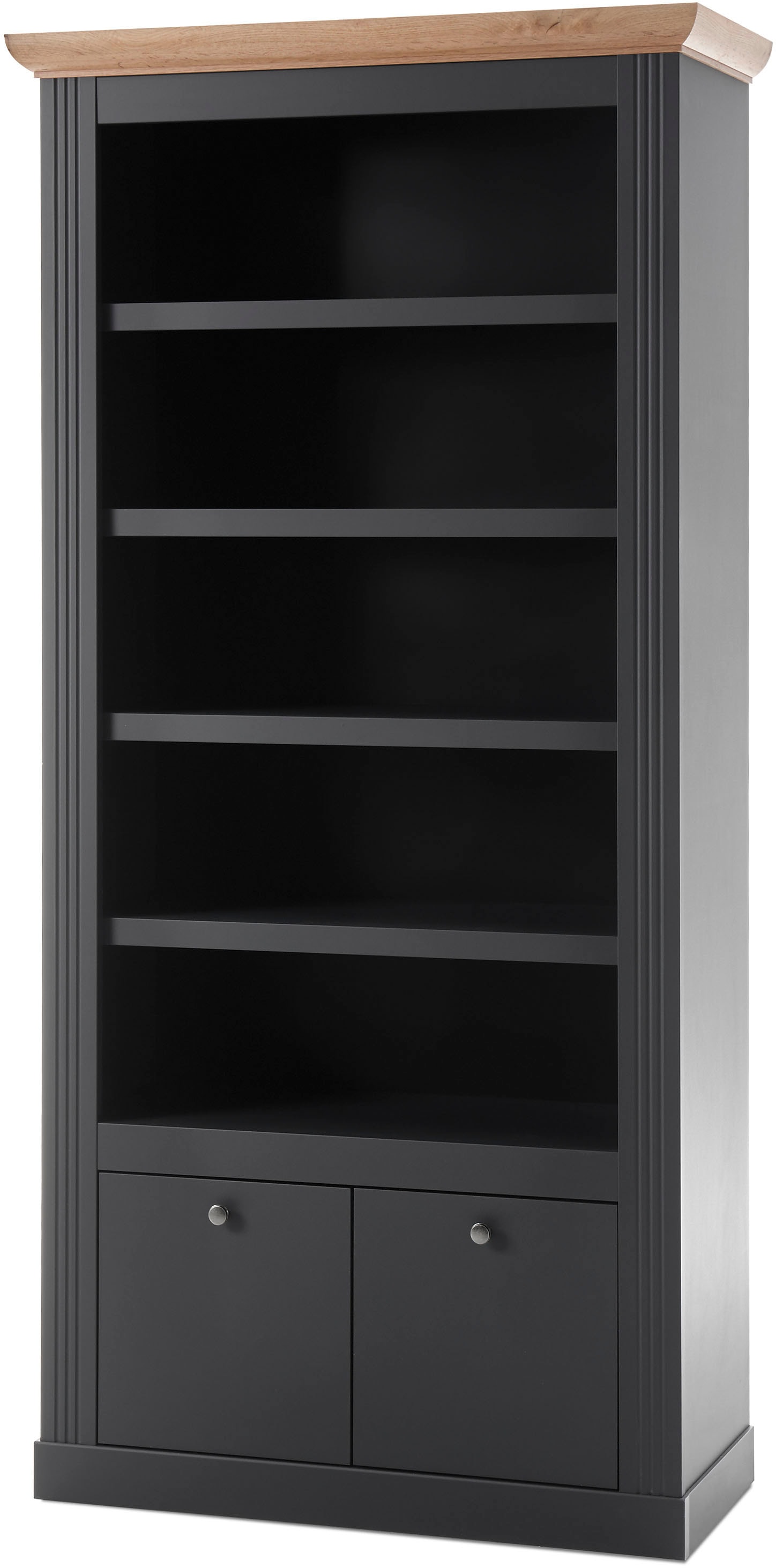 OTTO home Regal "Westminster, Garderobenschrank, Wohnzimmerschrank, Mehrzweckschrank" Schrank, Metallgriffe, vielseitig einsetzbar, in 2 Farben erhältlich