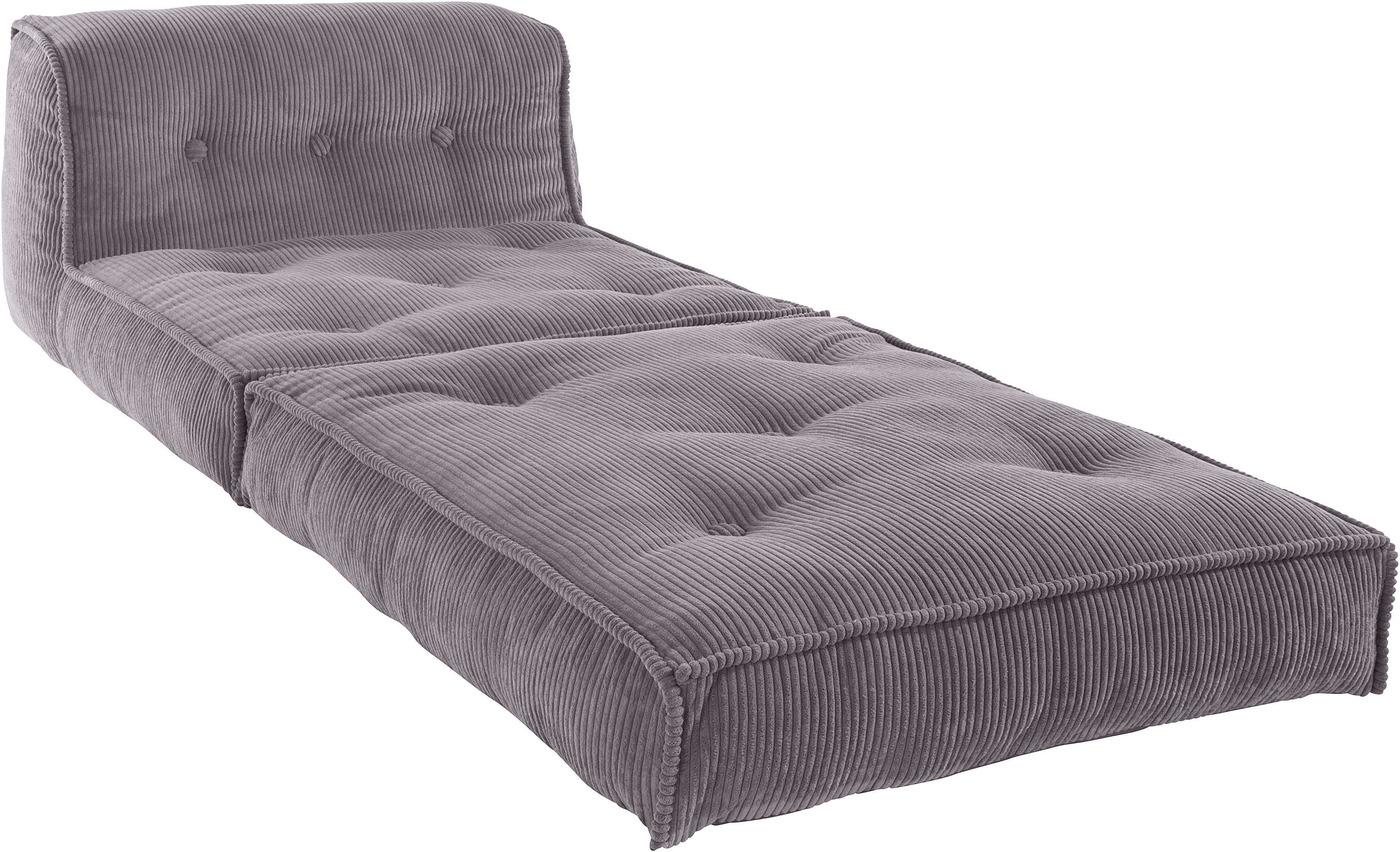 Thumbnail - INOSIGN Sessel "Pia", Loungesessel aus Cord, in 2 Größen, Pouf-Funktion.