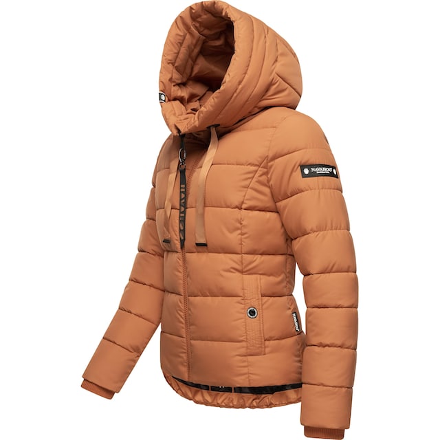 Navahoo Steppjacke »Amayaa«, mit Kapuze, stylische Damen Winterjacke mit  coolen Applikationen kaufen | BAUR