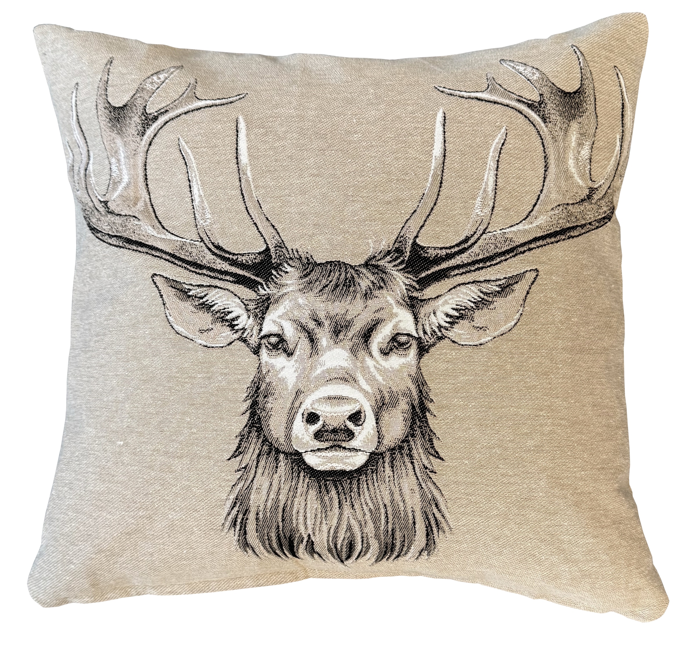 HOME WOHNIDEEN Kissenhülle "CIERVO" mit Füllung, Gobelin günstig online kaufen