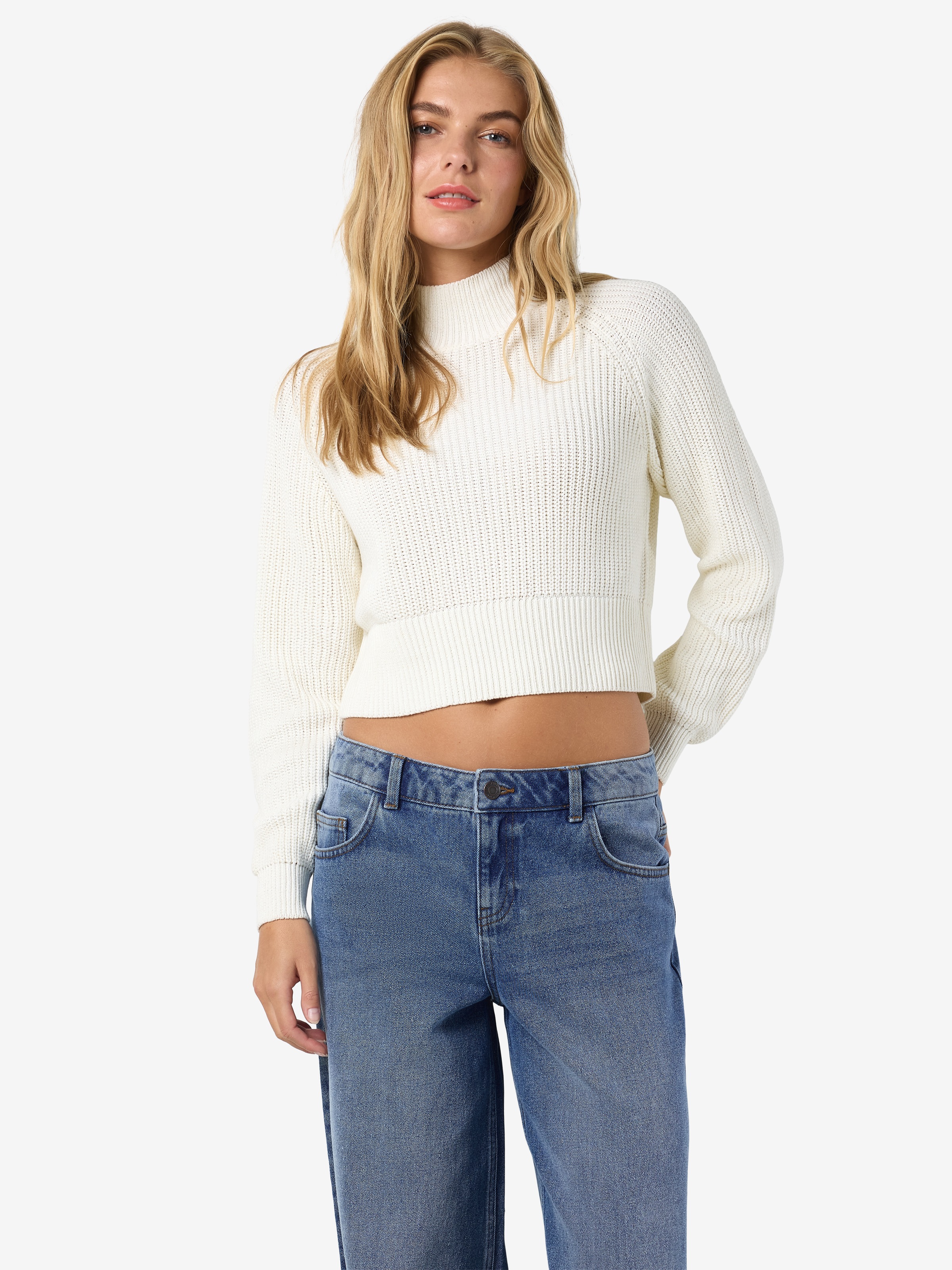 Noisy may Stehkragenpullover "NMDARA L/S HIGH NECK KNIT FWD NOOS" günstig online kaufen