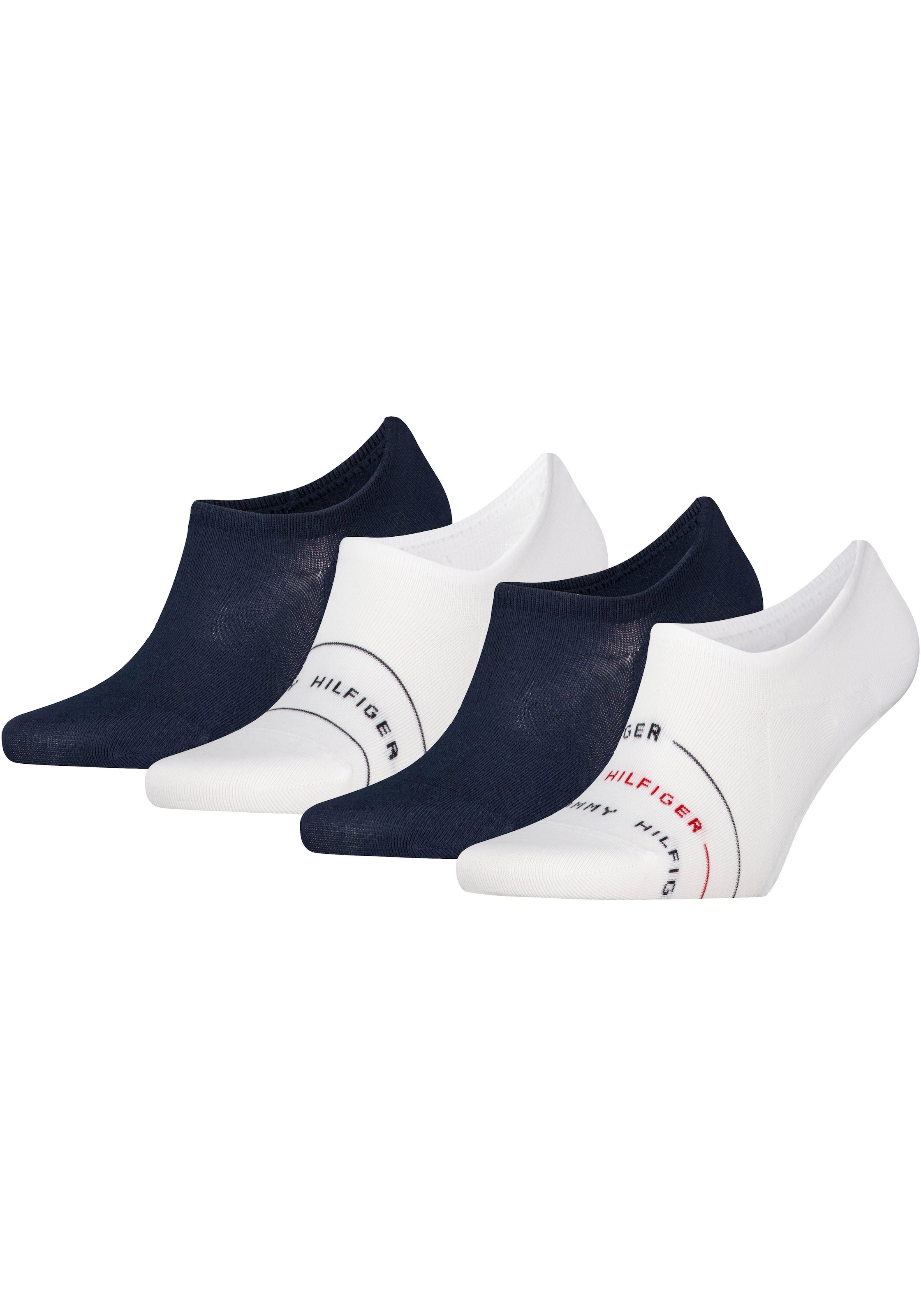Tommy Hilfiger Füßlinge 4 Paar tlg. mit Logostickerei günstig online kaufen
