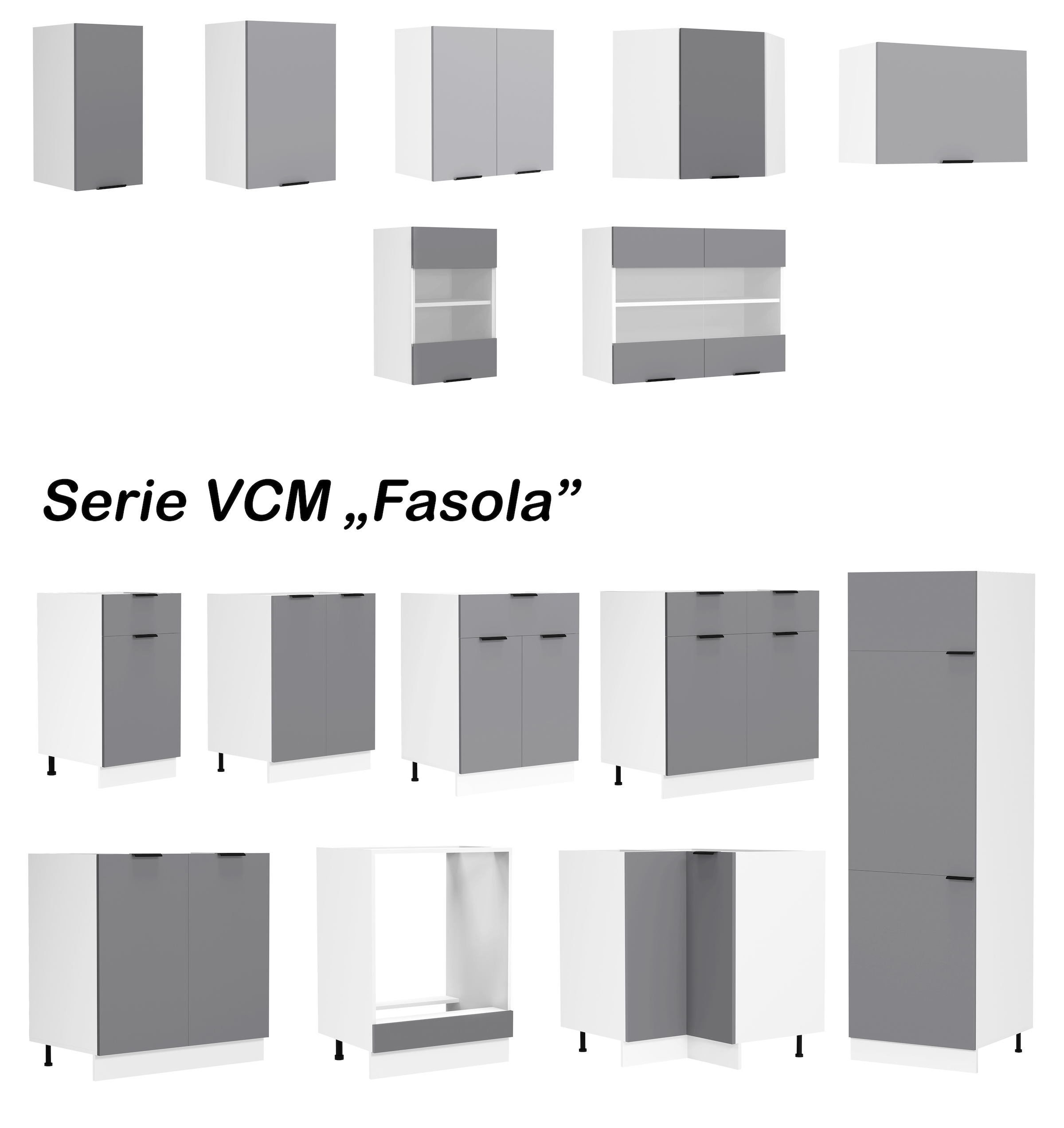 VCM Unterschrank "Eckschrank Küchenschrank Unterschrank Küche Fasola" 1 Stk. tlg.