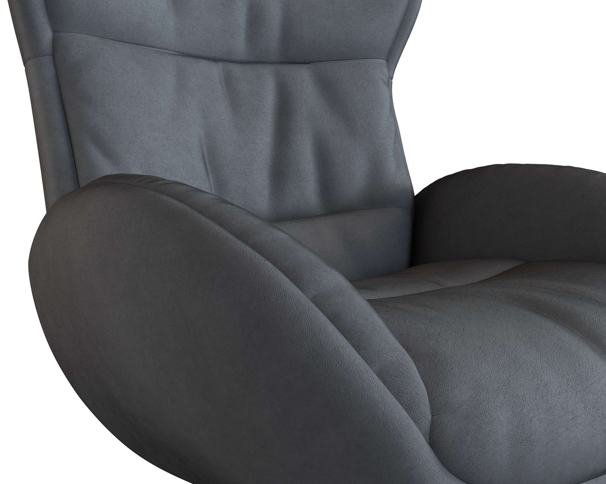 FLEXLUX Relaxsessel »Haze, TV-Sessel, Fernsehsessel, Polstersessel,«, Rückenteilverstellung, drehbar, Fuß Alu