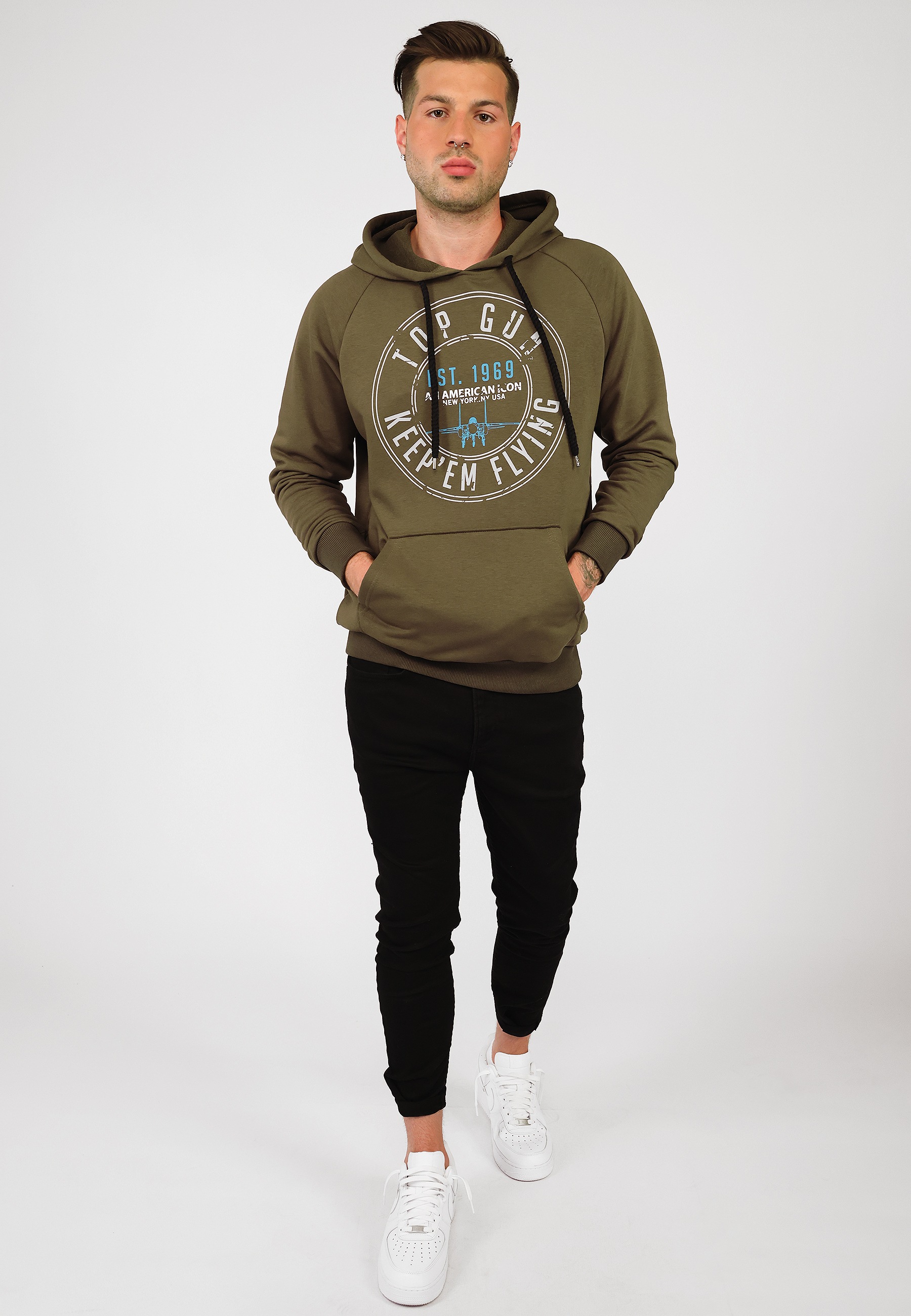 TOP GUN Kapuzenpullover »TG20212107«