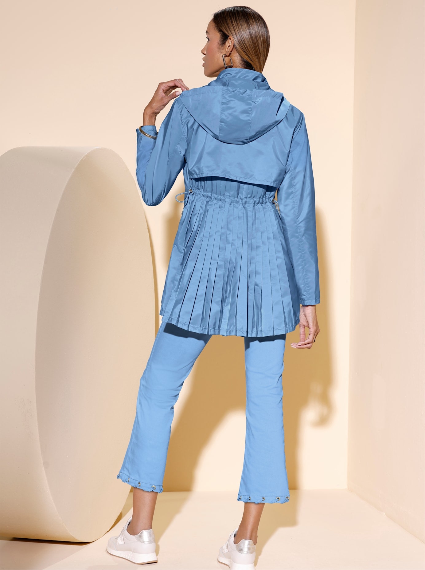 creation L Langjacke mit Kapuze