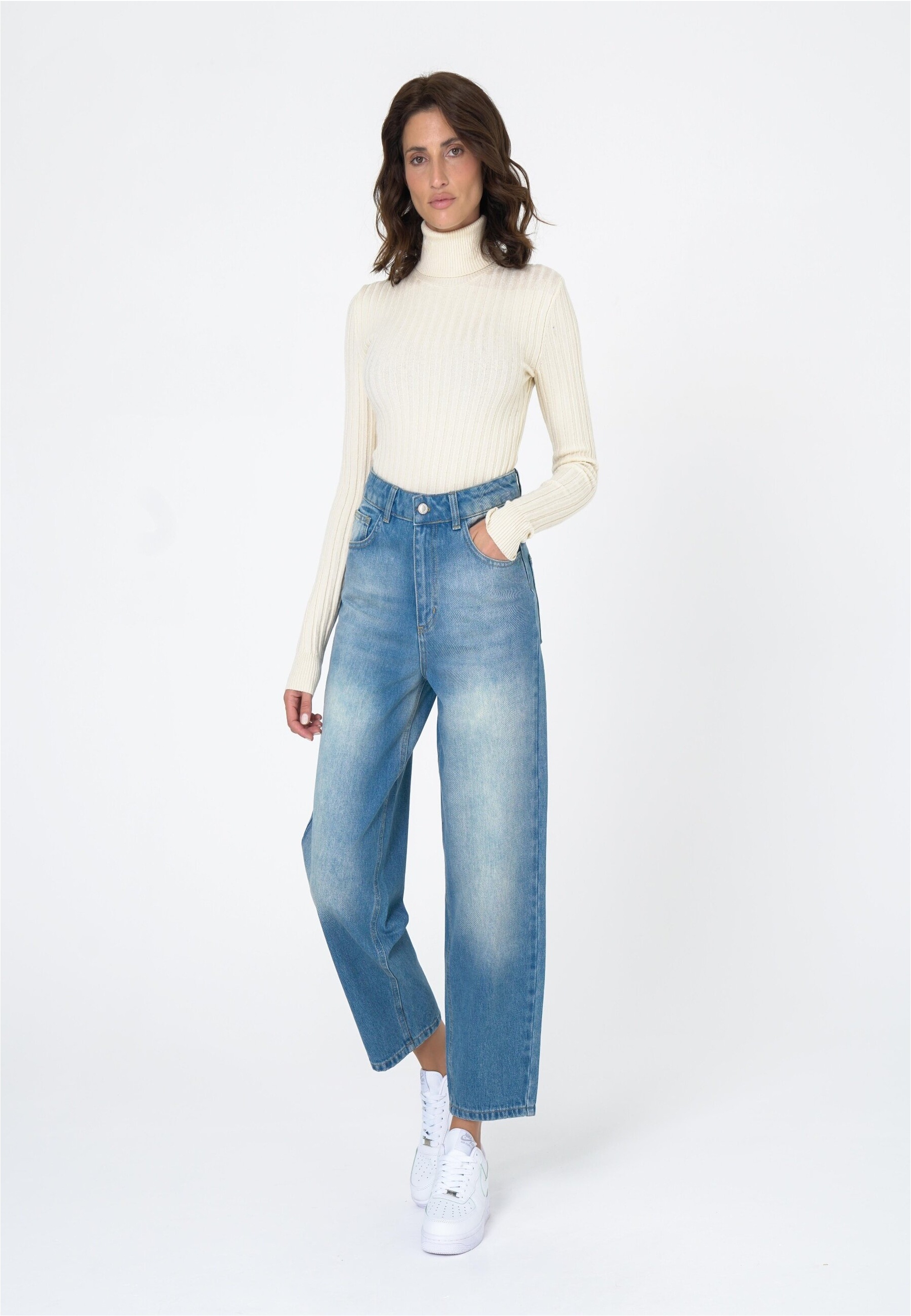 freshlions Bequeme Jeans »Silvia«, mit stylischer 7/8-Länge