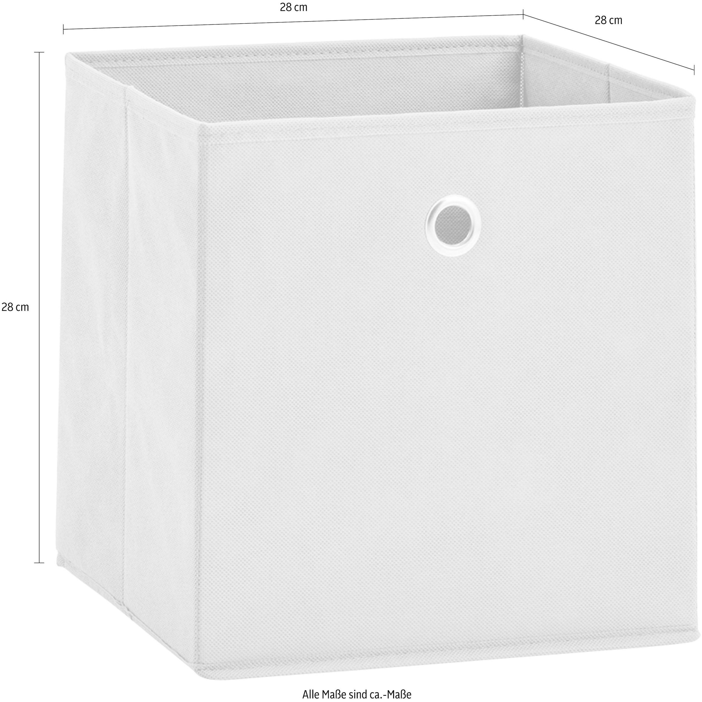 Zeller Present Aufbewahrungsbox, (Set, 2 St.), faltbar und schnell verstaut