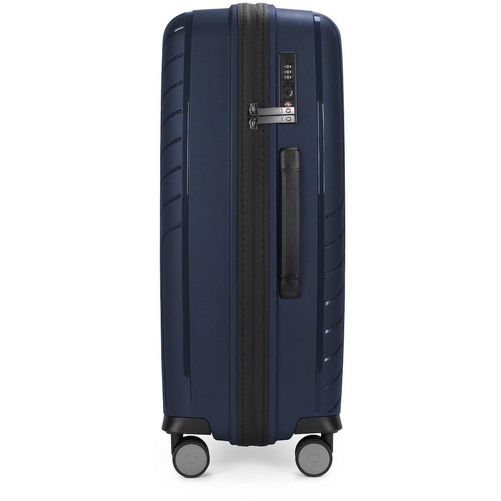 Hauptstadtkoffer Hartschalen-Trolley »TXL, 66 cm, dunkelblau«, 4 Rollen