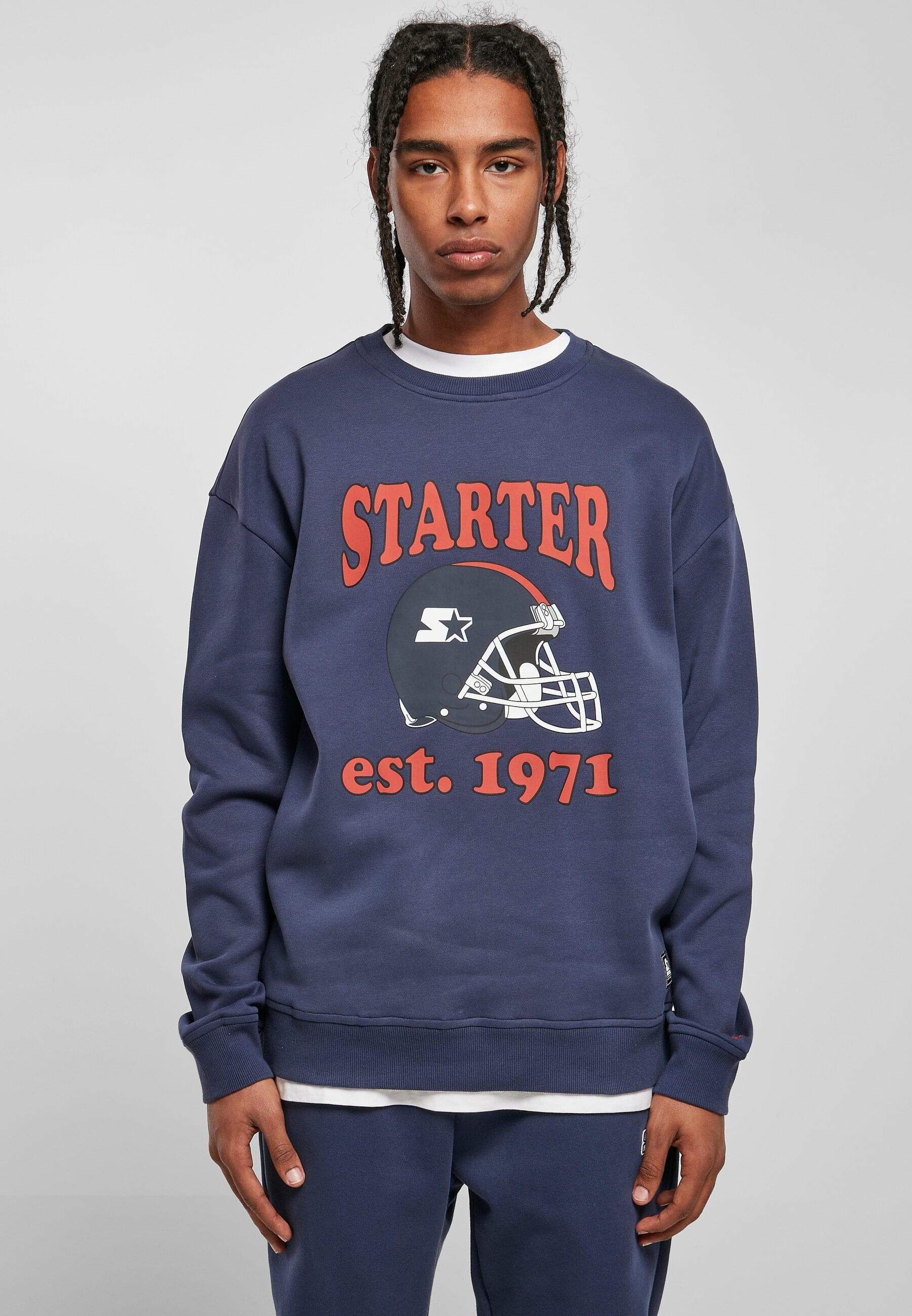 Starter Black Label Rundhalspullover »Starter Black Label Herren Starter Football Crewneck«, (1 tlg.)