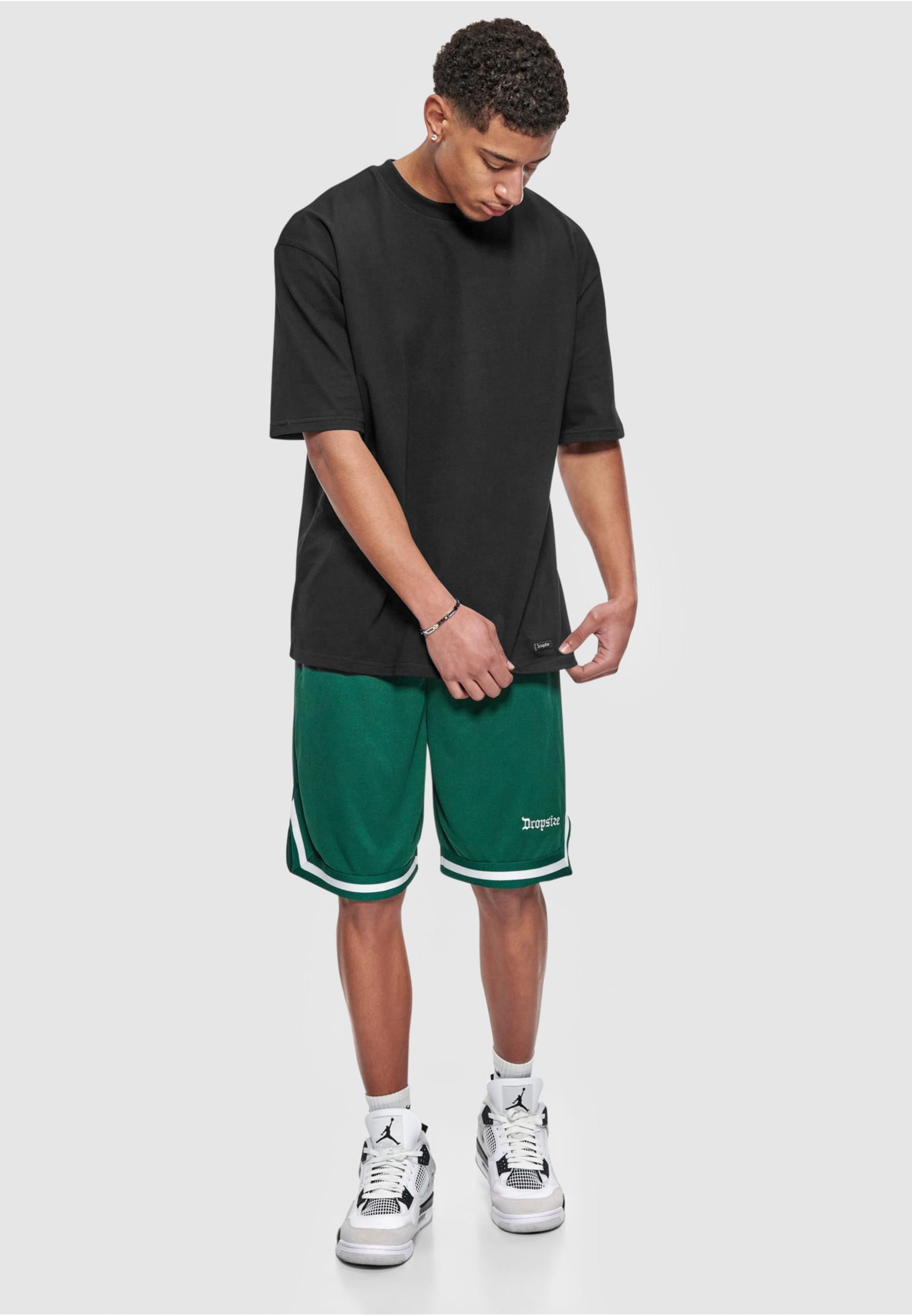 Dropsize Shorts »Dropsize Herren Dropsize Logo Mesh Shorts«, (1 tlg.)