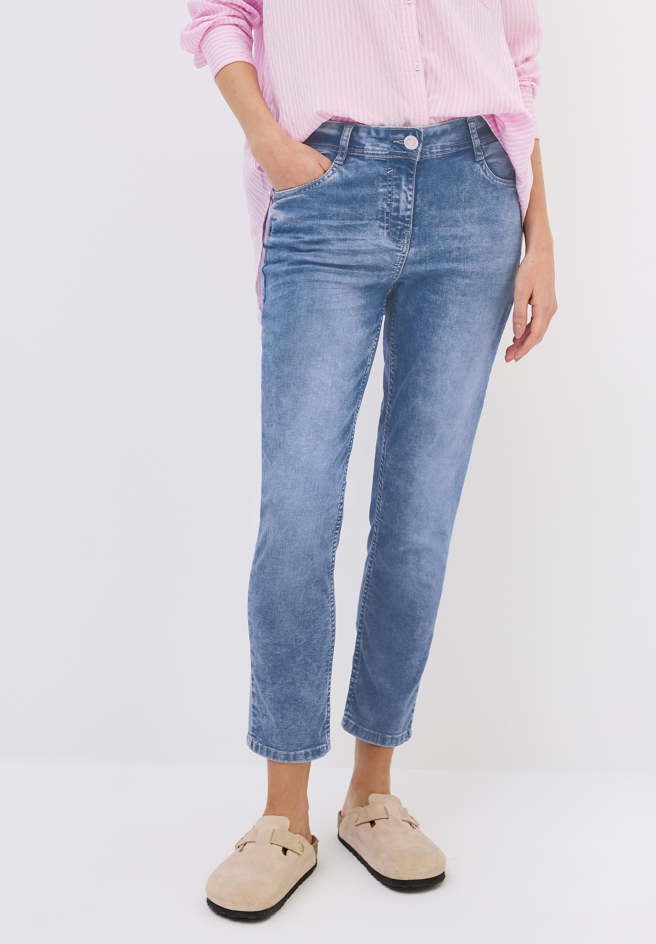 Cecil Comfort-fit-Jeans, Middle Waist günstig online kaufen