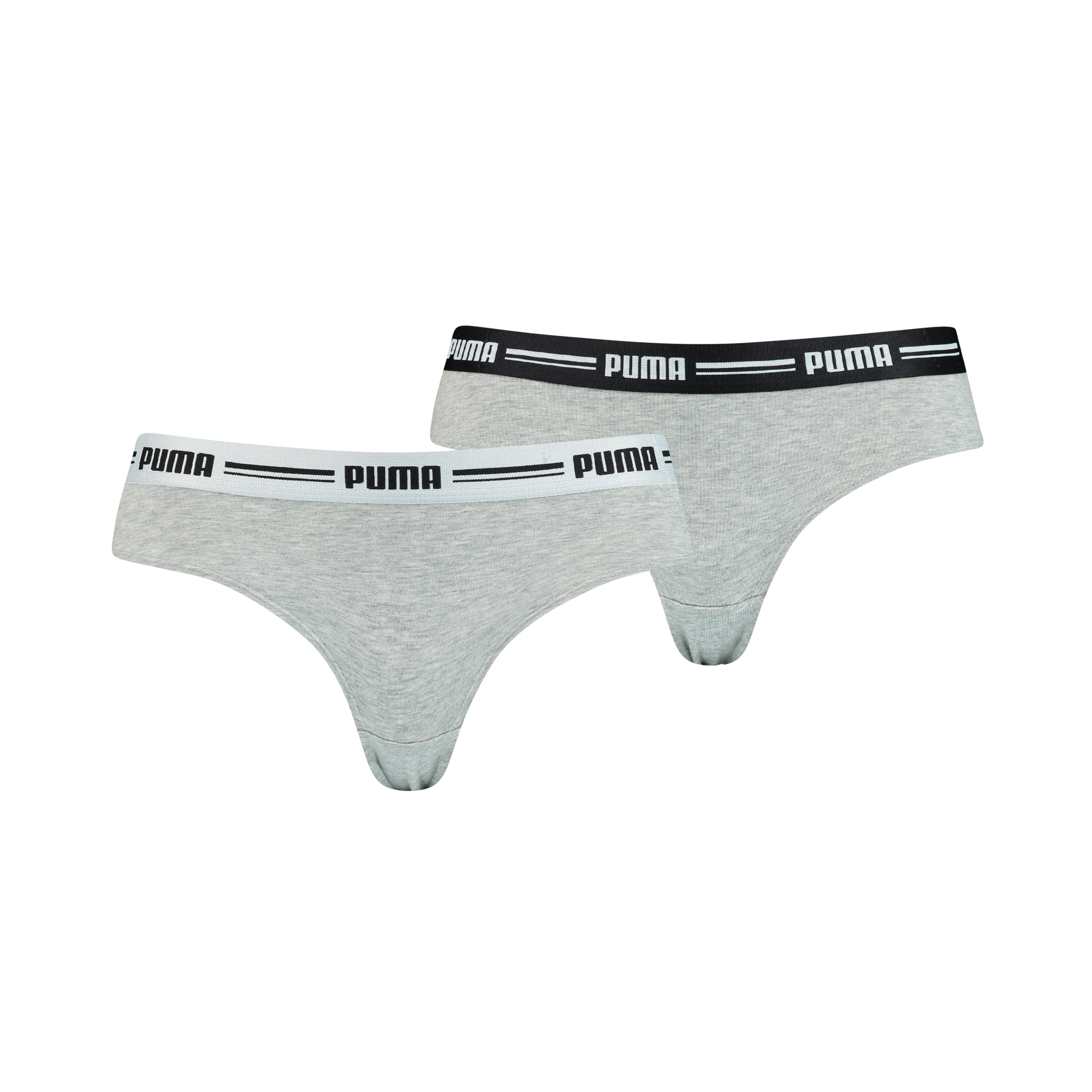 PUMA Brasilslip "PUMA WOMEN BRAZILIAN 2P HANG", (2er Pack), mit weichem Log günstig online kaufen