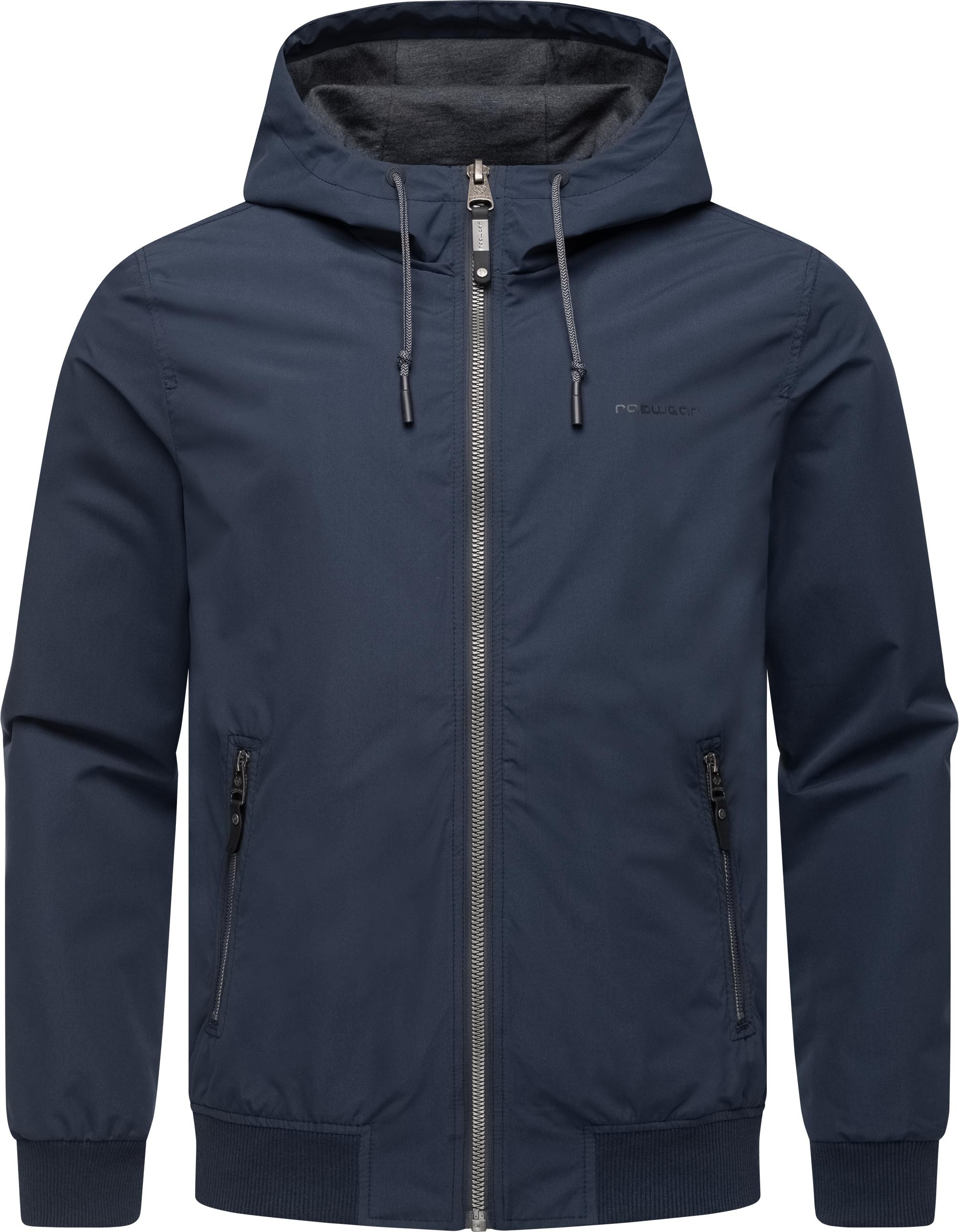 Ragwear Outdoorjacke "Perci", mit Kapuze, Stylische Herren Übergangsjacke mit großer Kapuze