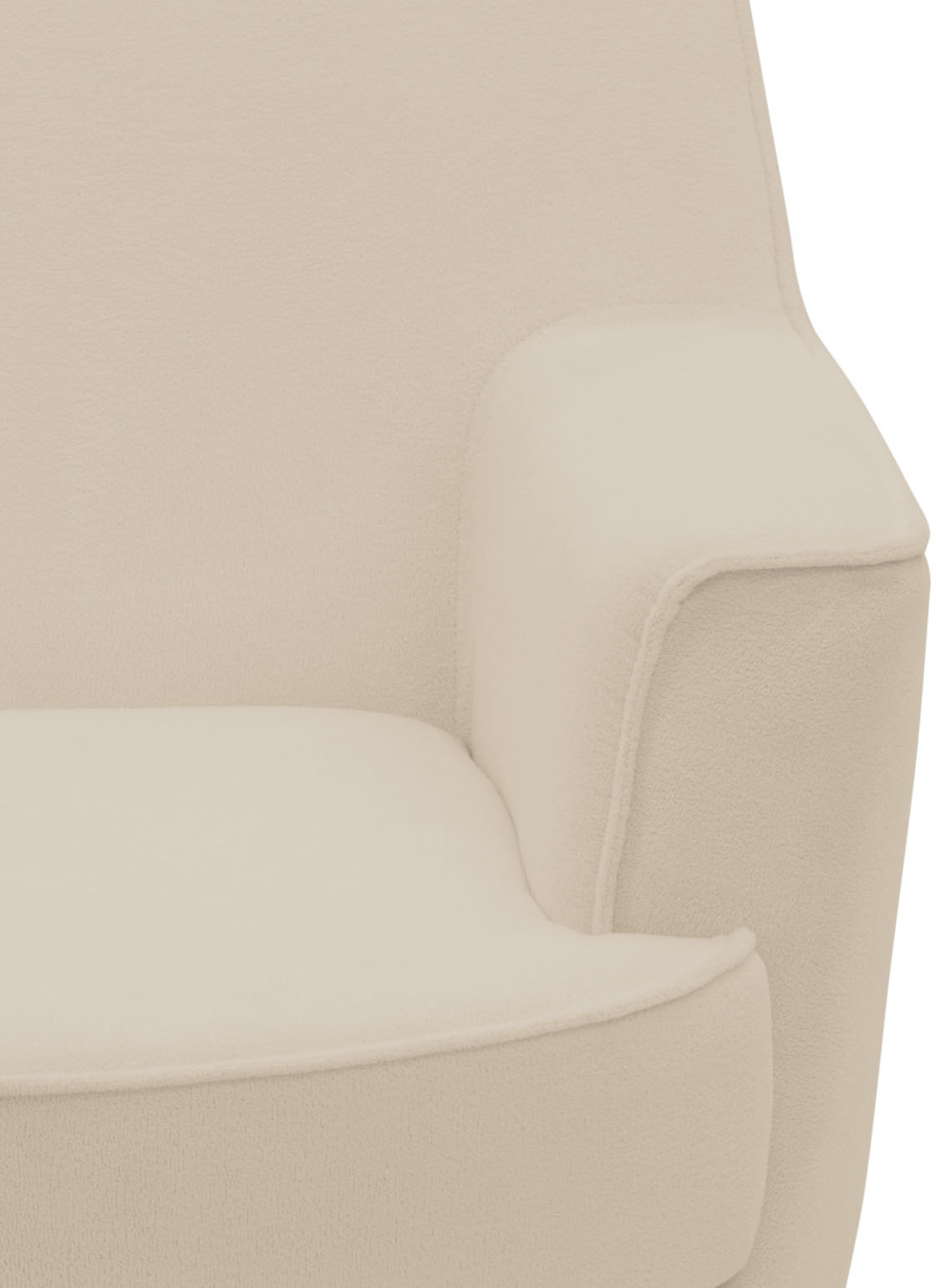 INOSIGN Drehsessel »HETTY, Drehsessel mit Wippfunktion und Hocker; Lesesessel, Armsessel«, (Set, 2 St.), mit Dreh/Wippfunktion, mit Federkern, in Cord und Microfaser