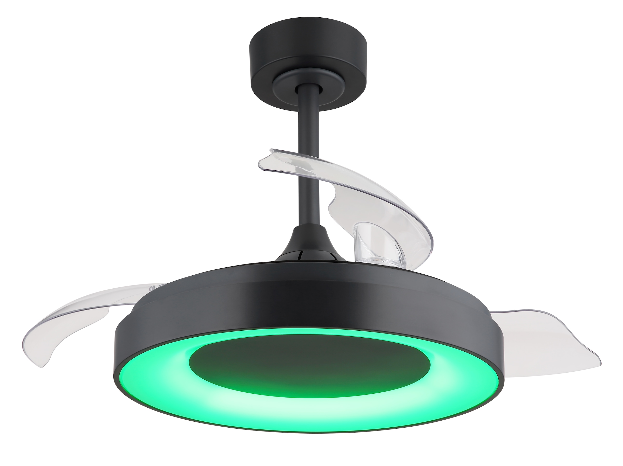 GLOBO LIGHTING Deckenleuchte »ELINA«, Leuchtmittel LED-Modul | LED fest integriert, Ventilator / Schlafzimmer / Wohnzimmer / Arbeitszimmer/ rund /3 Flügel